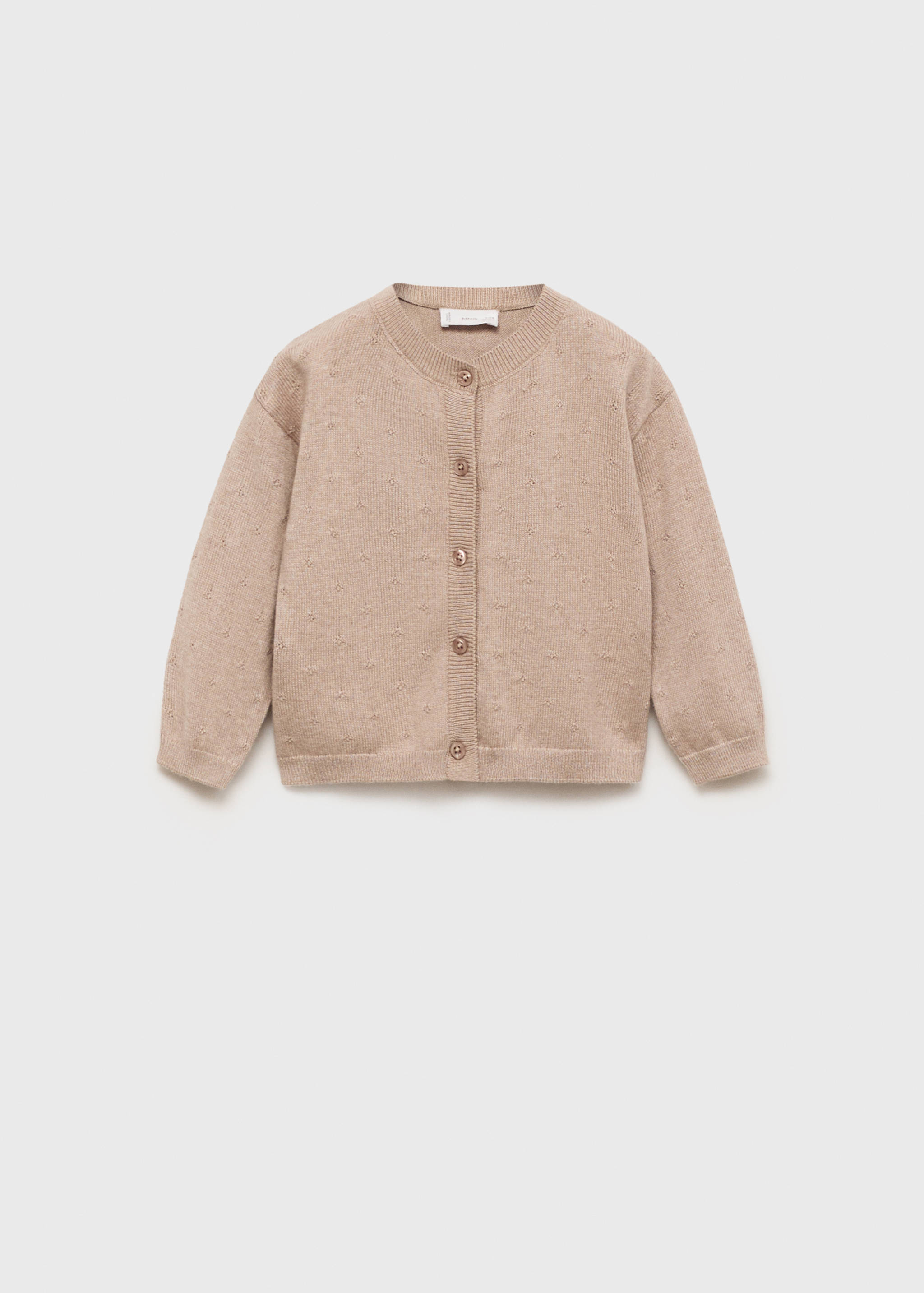 Düğmeli triko hırka - Modelsiz ürün