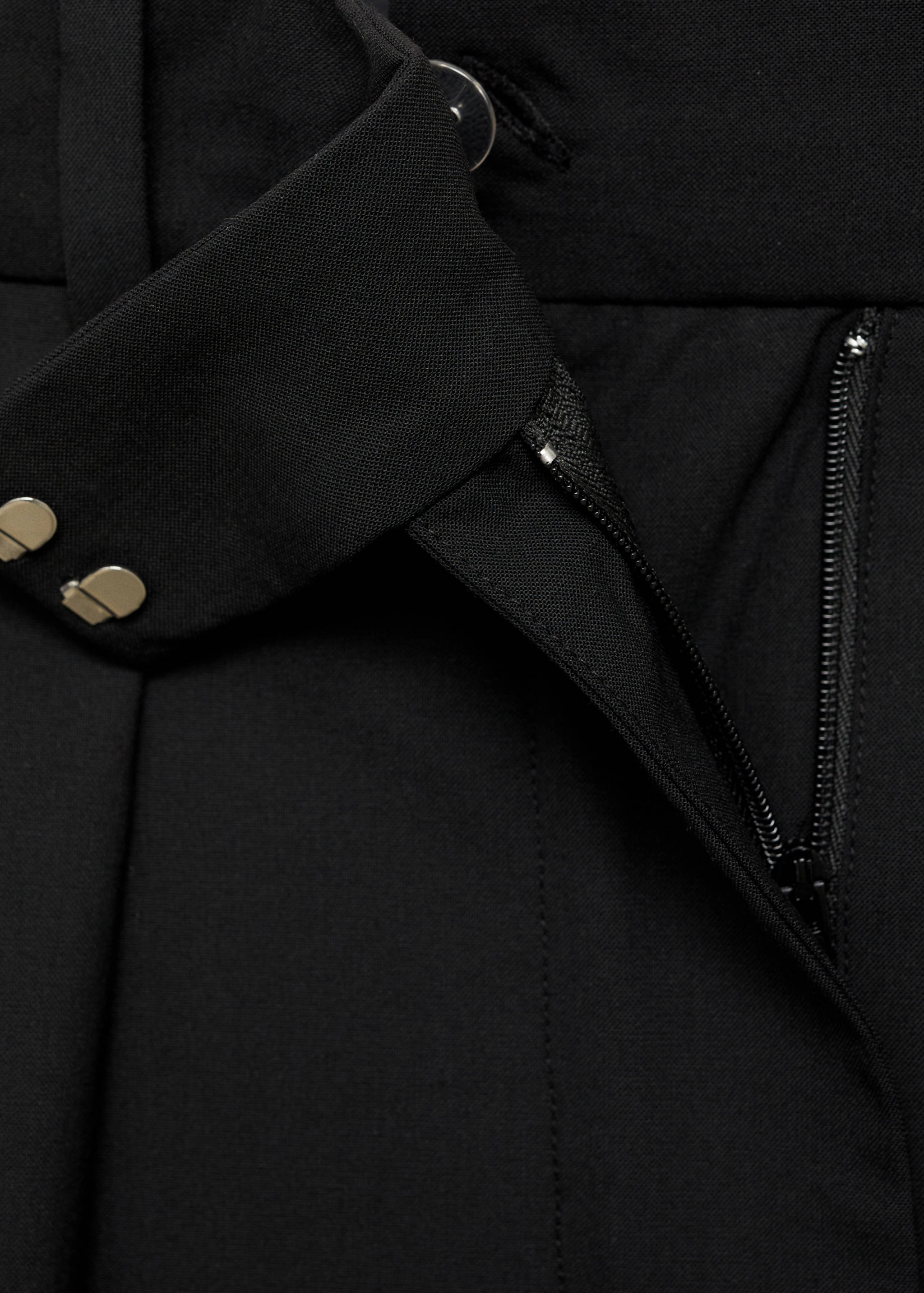 Straight-fit pleated trousers - Details of the article 0