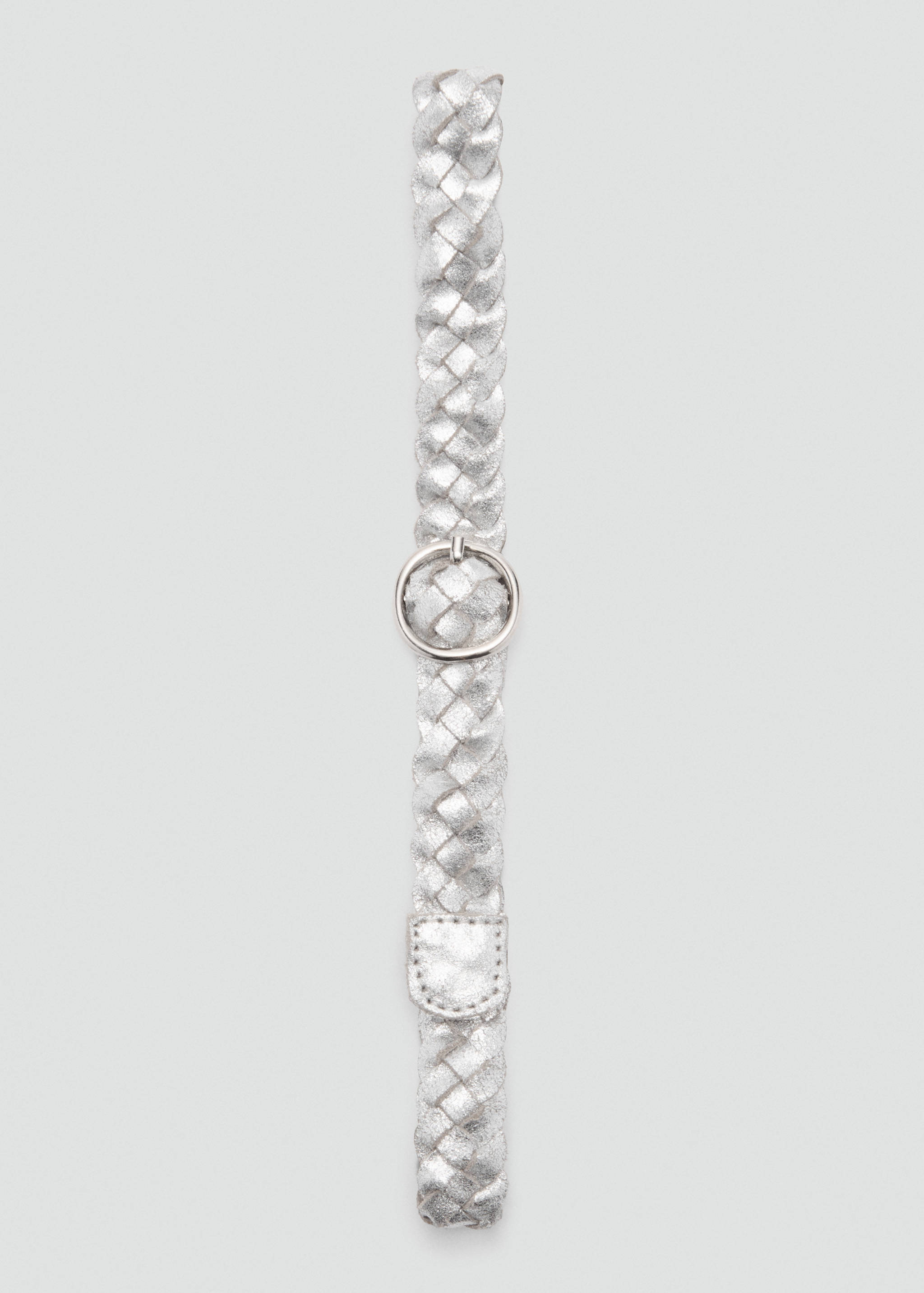 100% braided leather belt - Details of the article 2