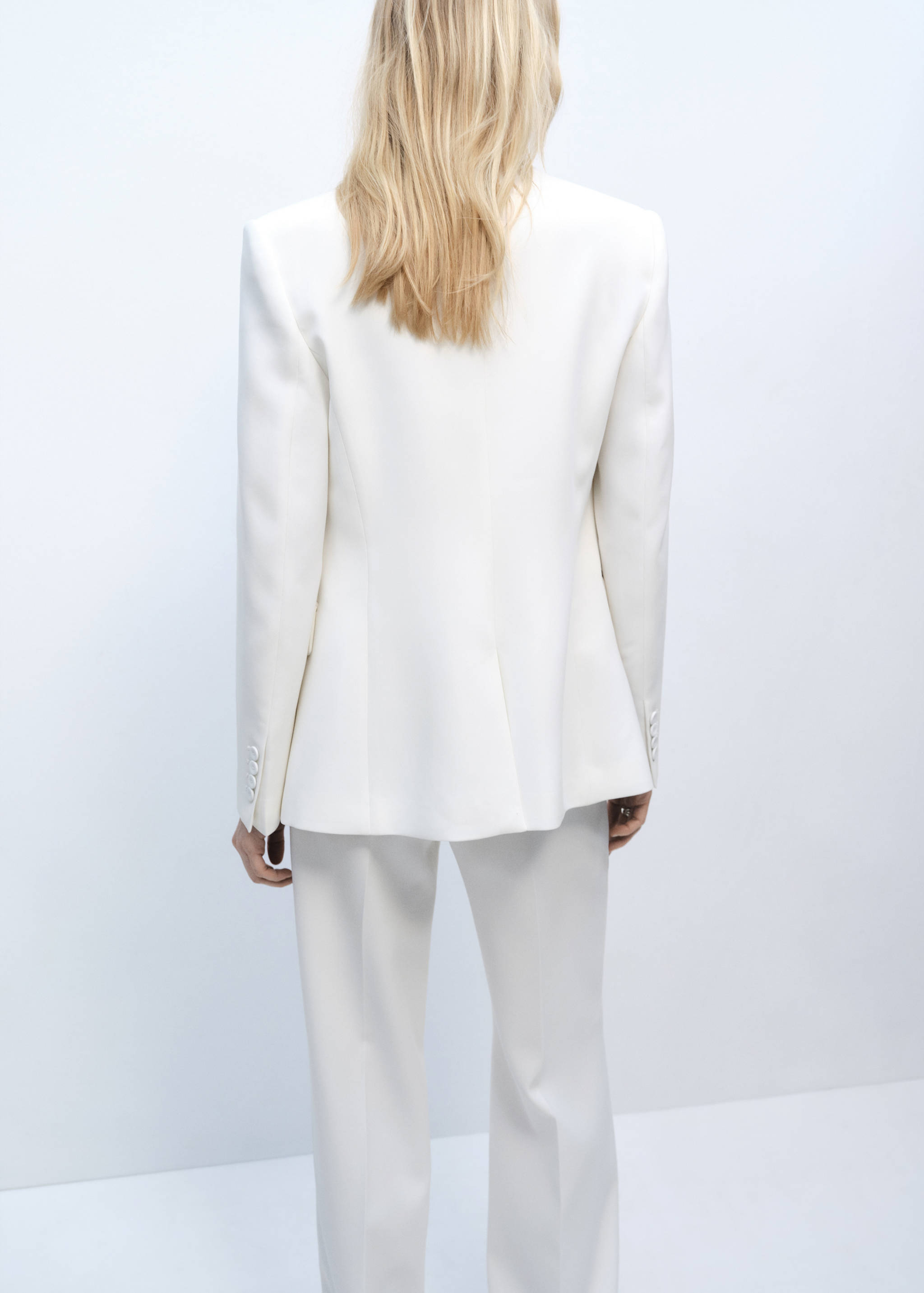 Blazer costume structuré - Verso de l’article