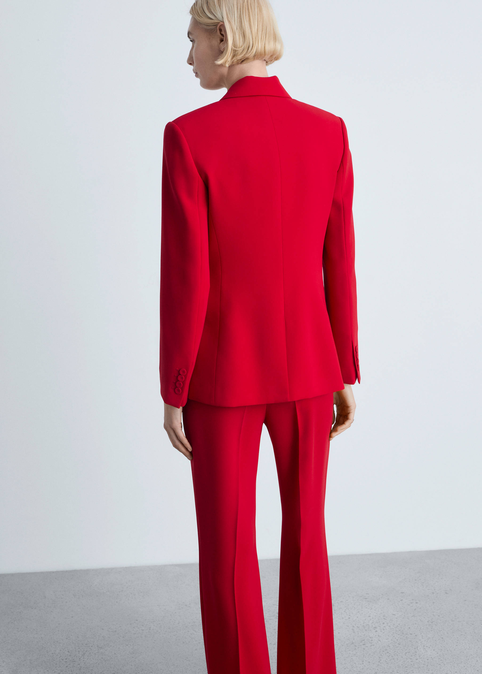 Blazer costume structuré - Verso de l’article