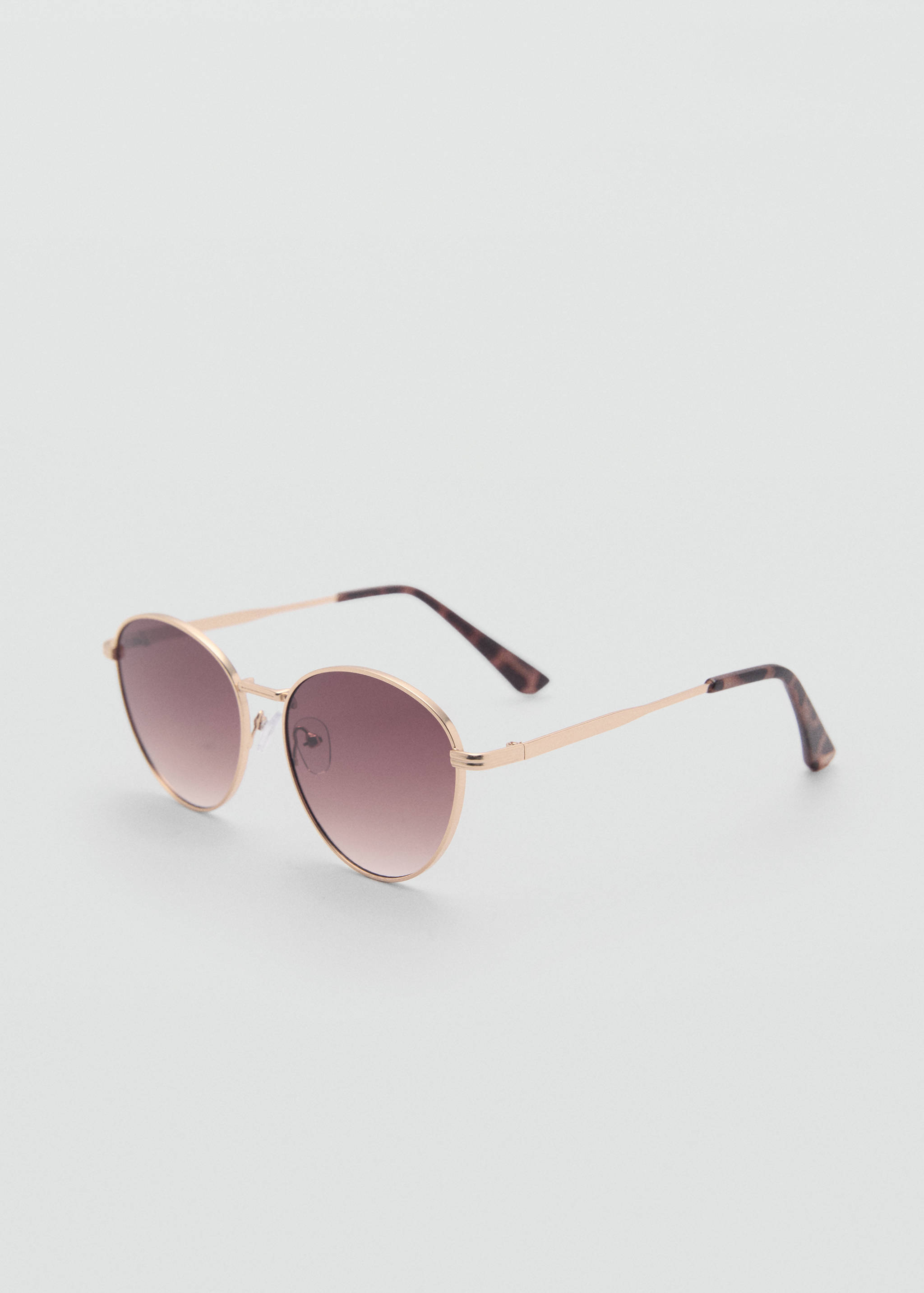 Metallic frame sunglasses - Medium plane
