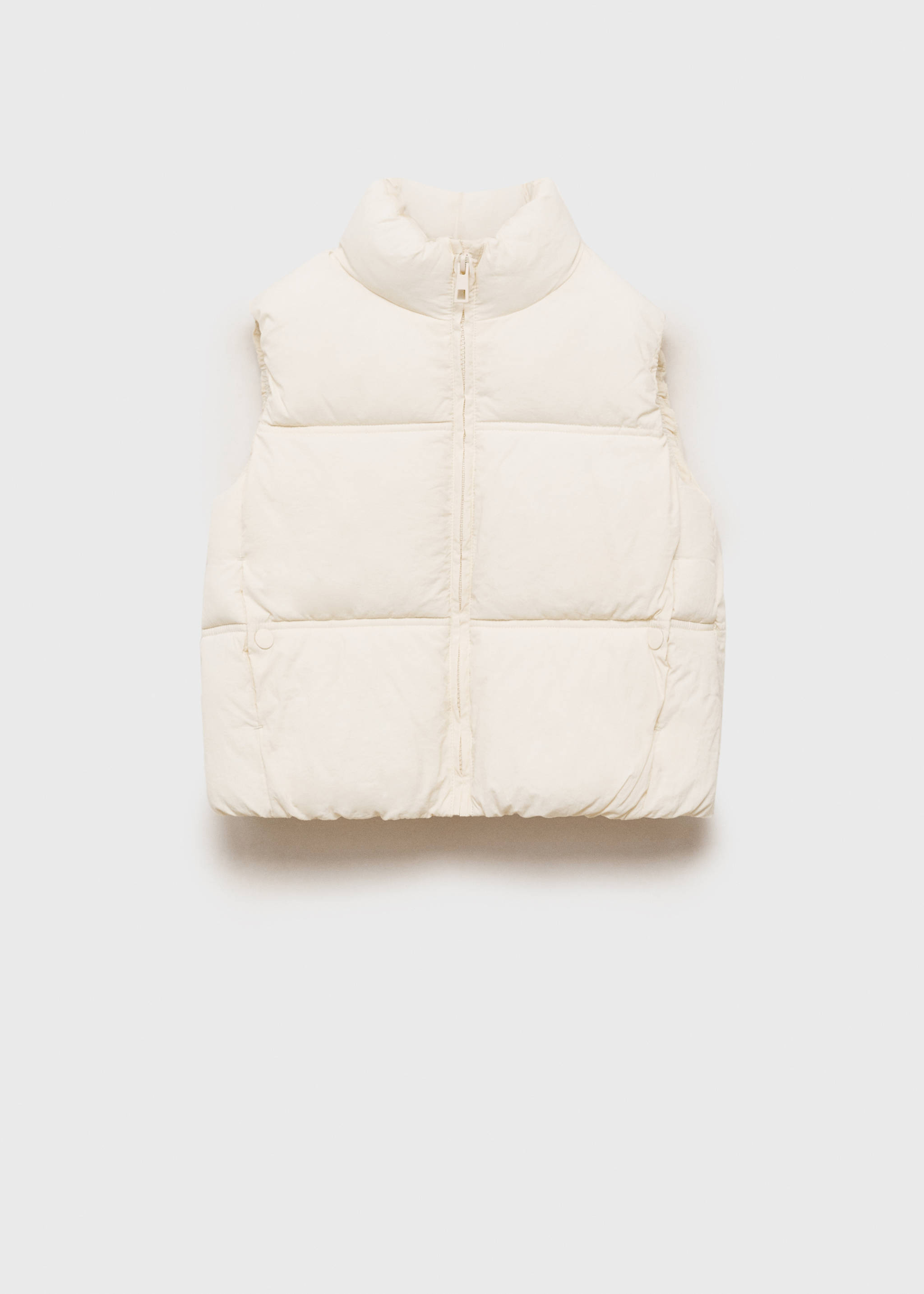 Quilted zipper vest - Article without model
