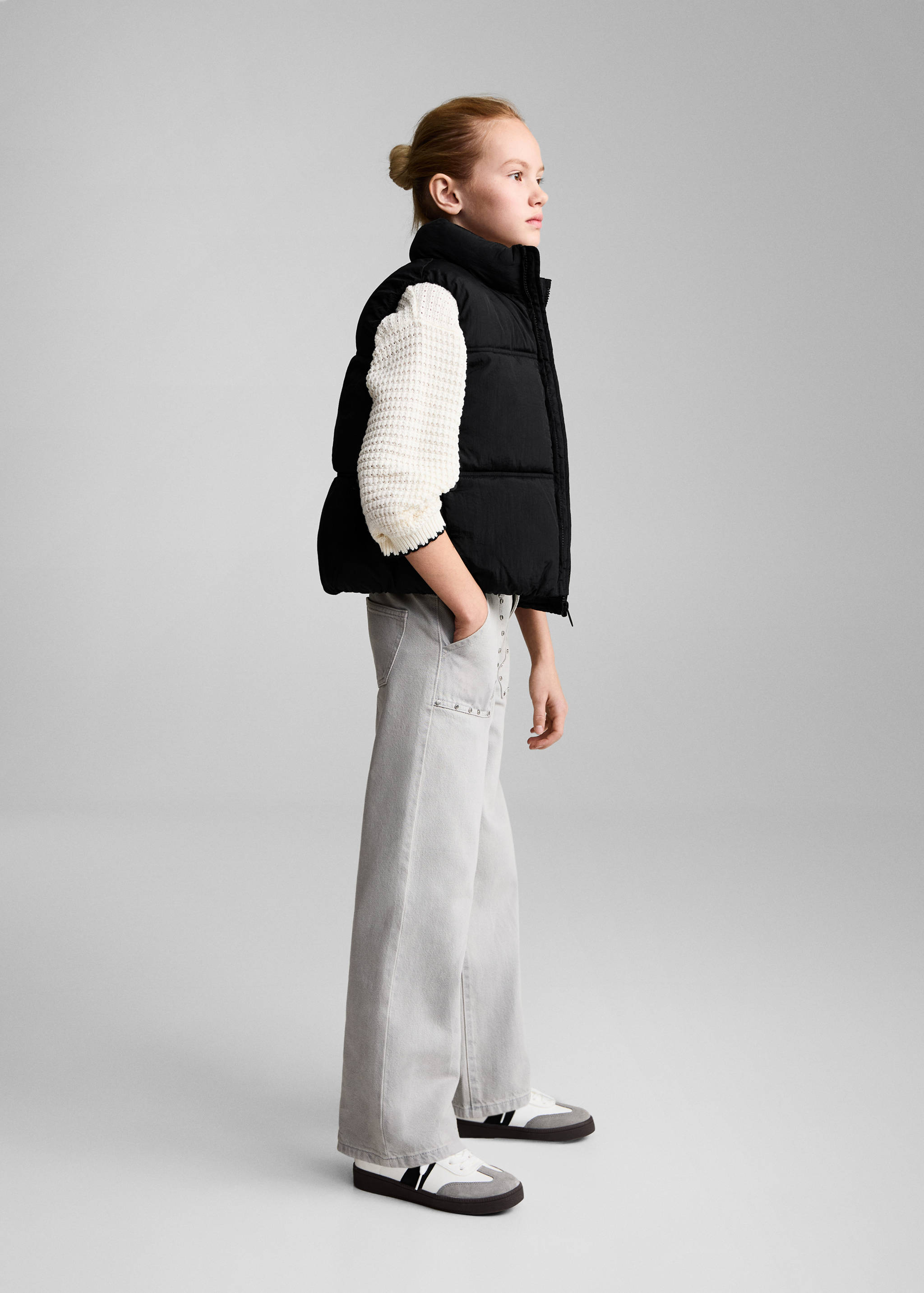 Gilet matelassé fermeture Éclair - Plan général