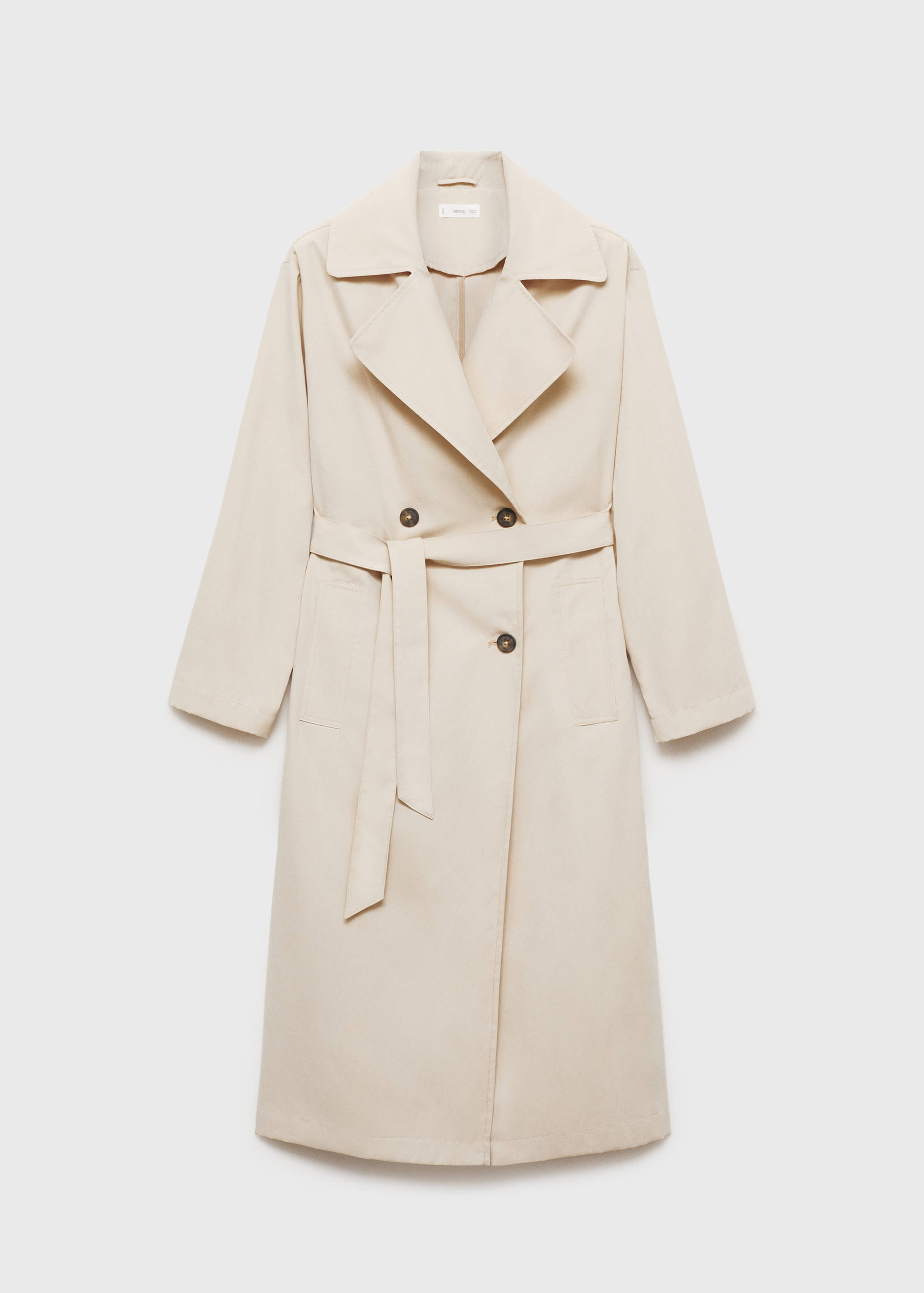 Trench fluido cinturón - Artículo sin modelo