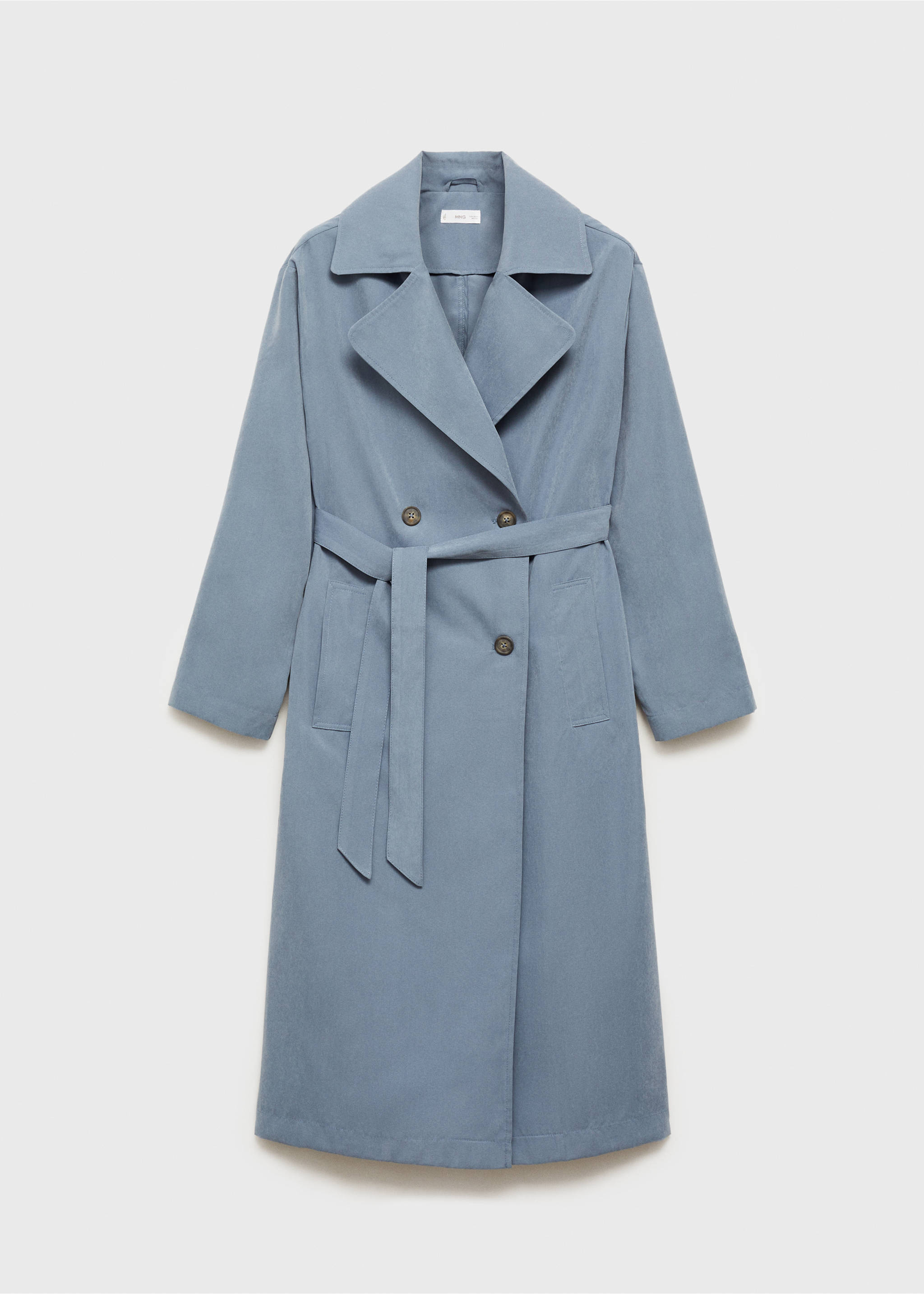 Belt flowy trench - Article without model, Blue. Ref: 87072536-00.