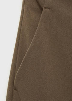 Mid-rise flare trousers — Medium Brown 7