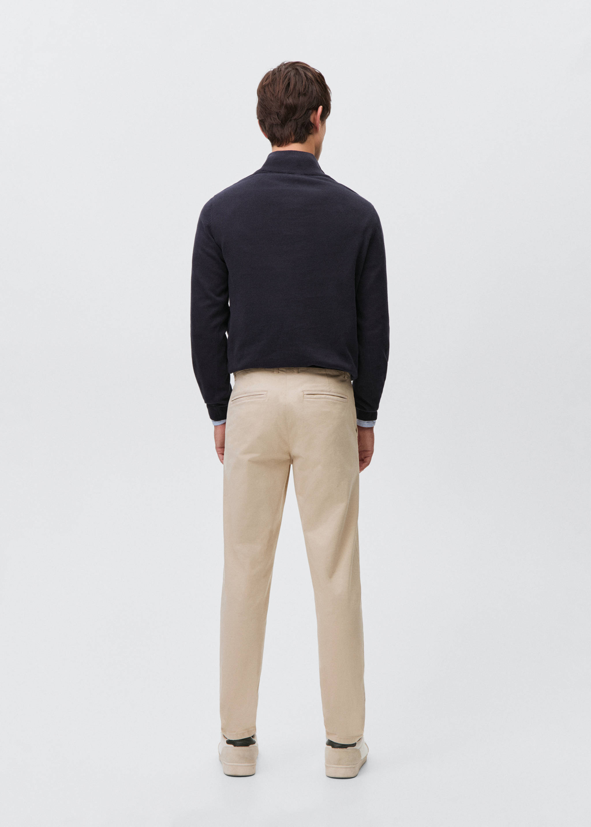 Cotton chinos - Reverse of the article