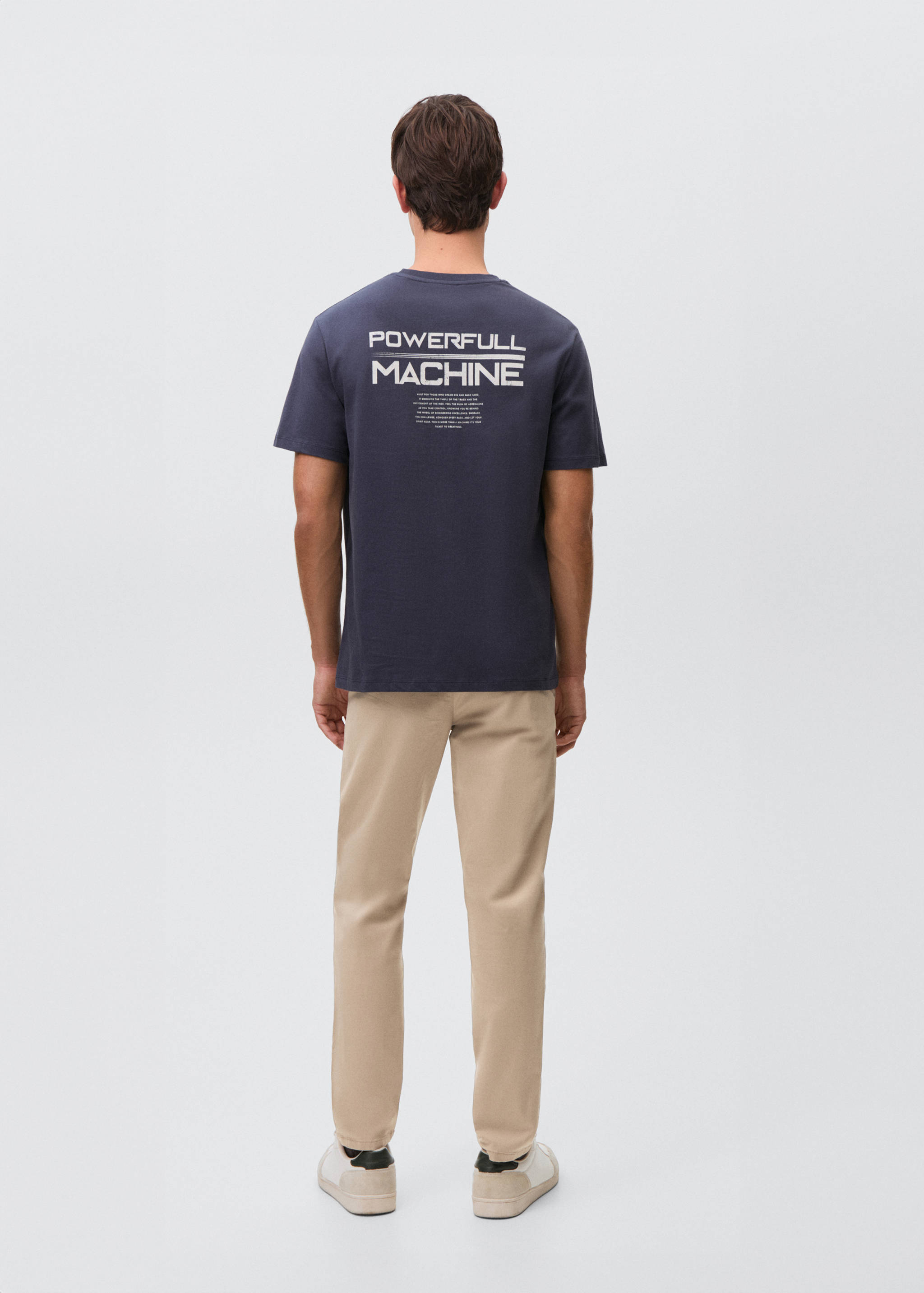 Cotton chinos - Reverse of the article