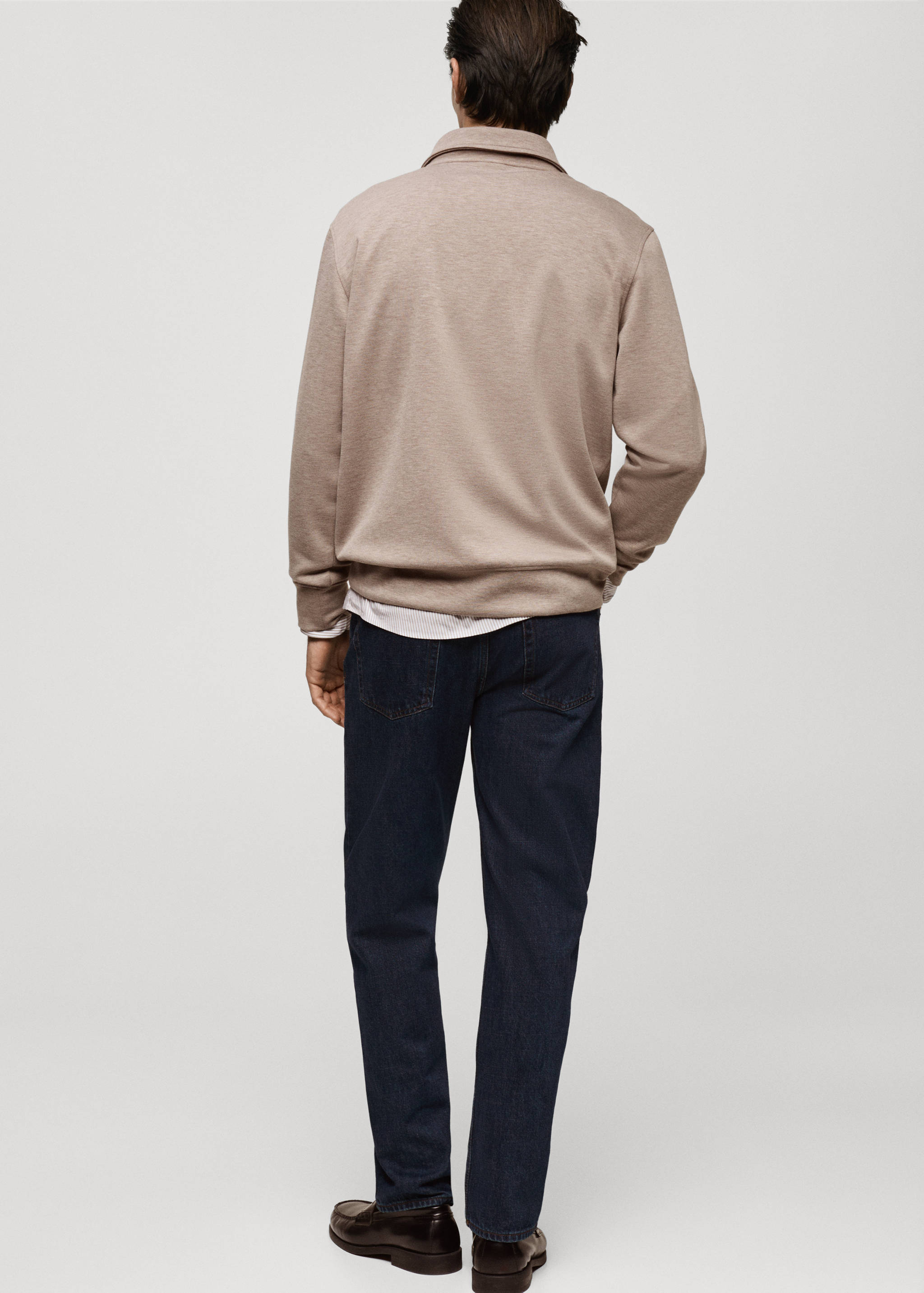 Sweat-shirt regular-fit col zippé - Verso de l’article