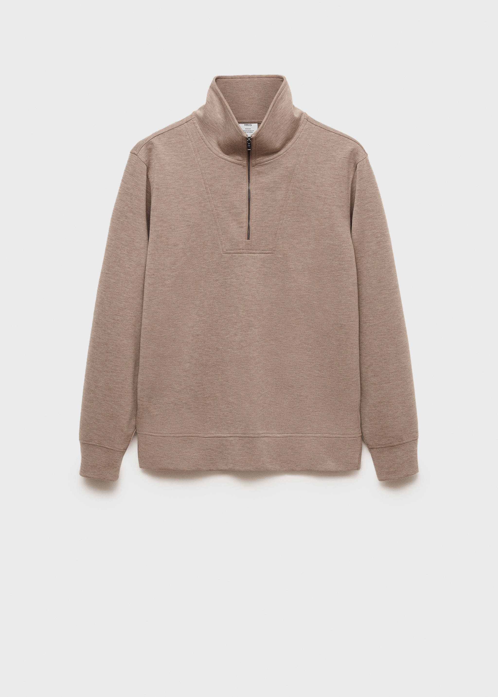 Sweat-shirt regular-fit col zippé - Article sans modèle