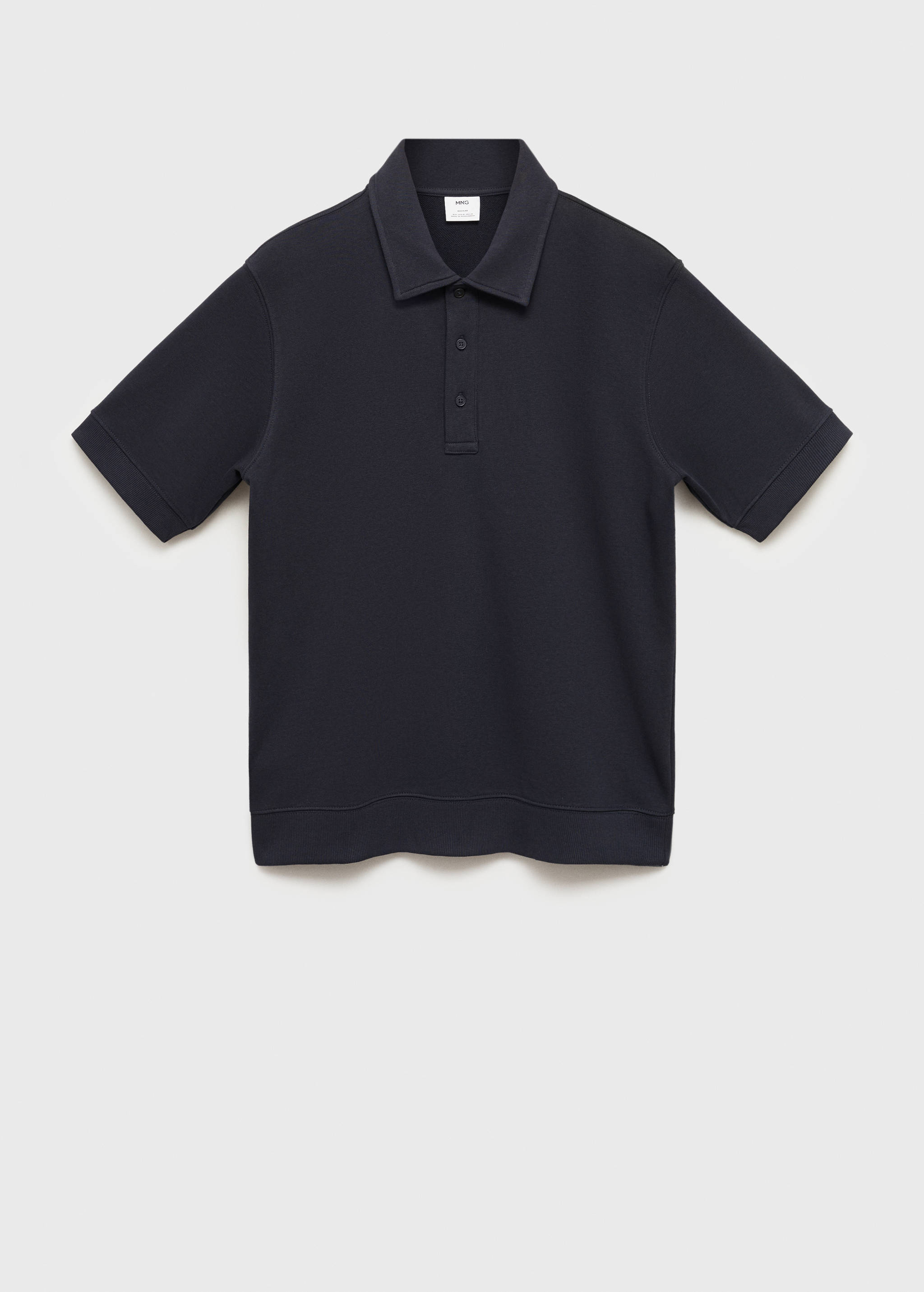 Regular-fit cotton polo shirt - Article without model