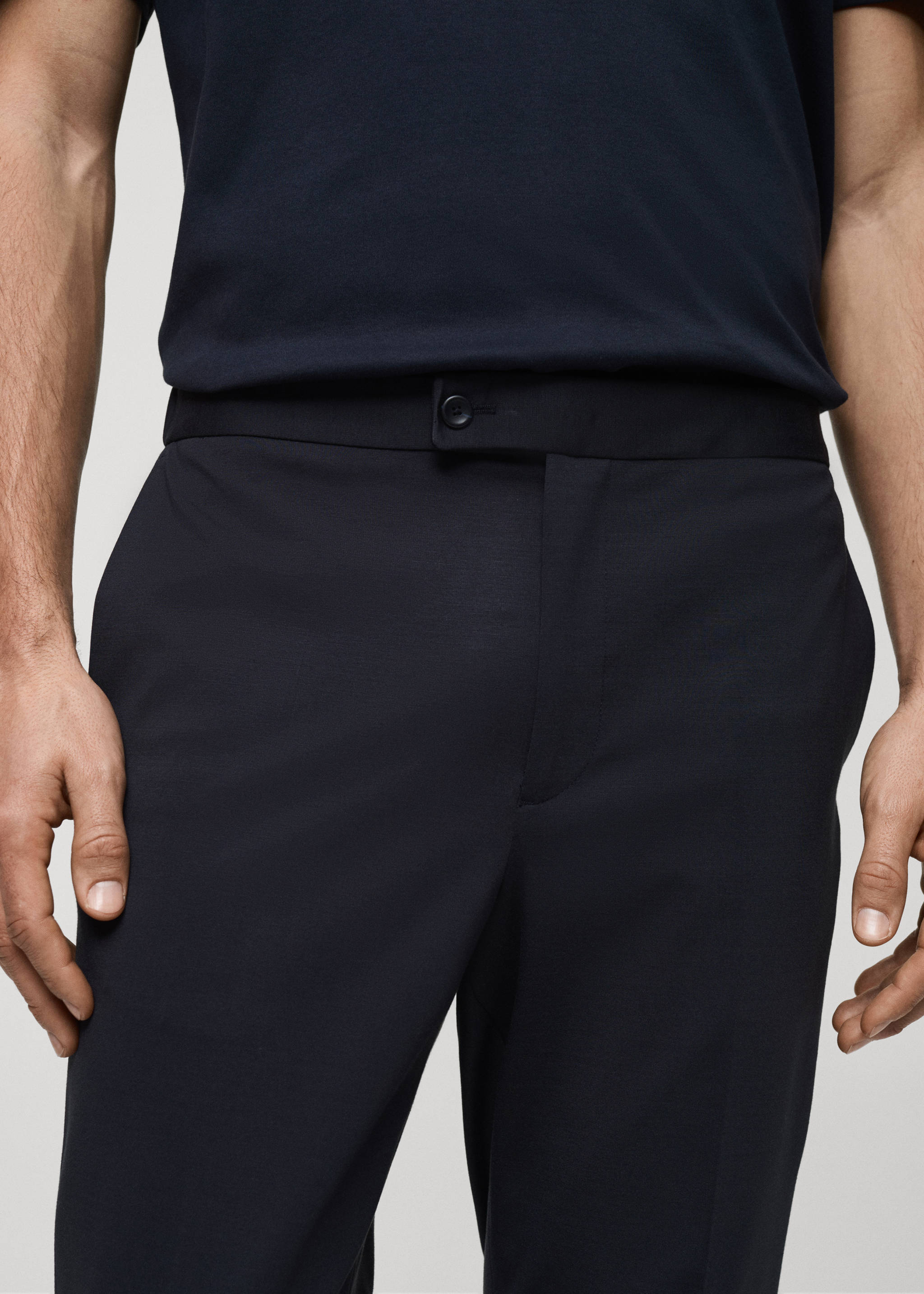 Zurich slim-fit suit trousers - Details of the article 1