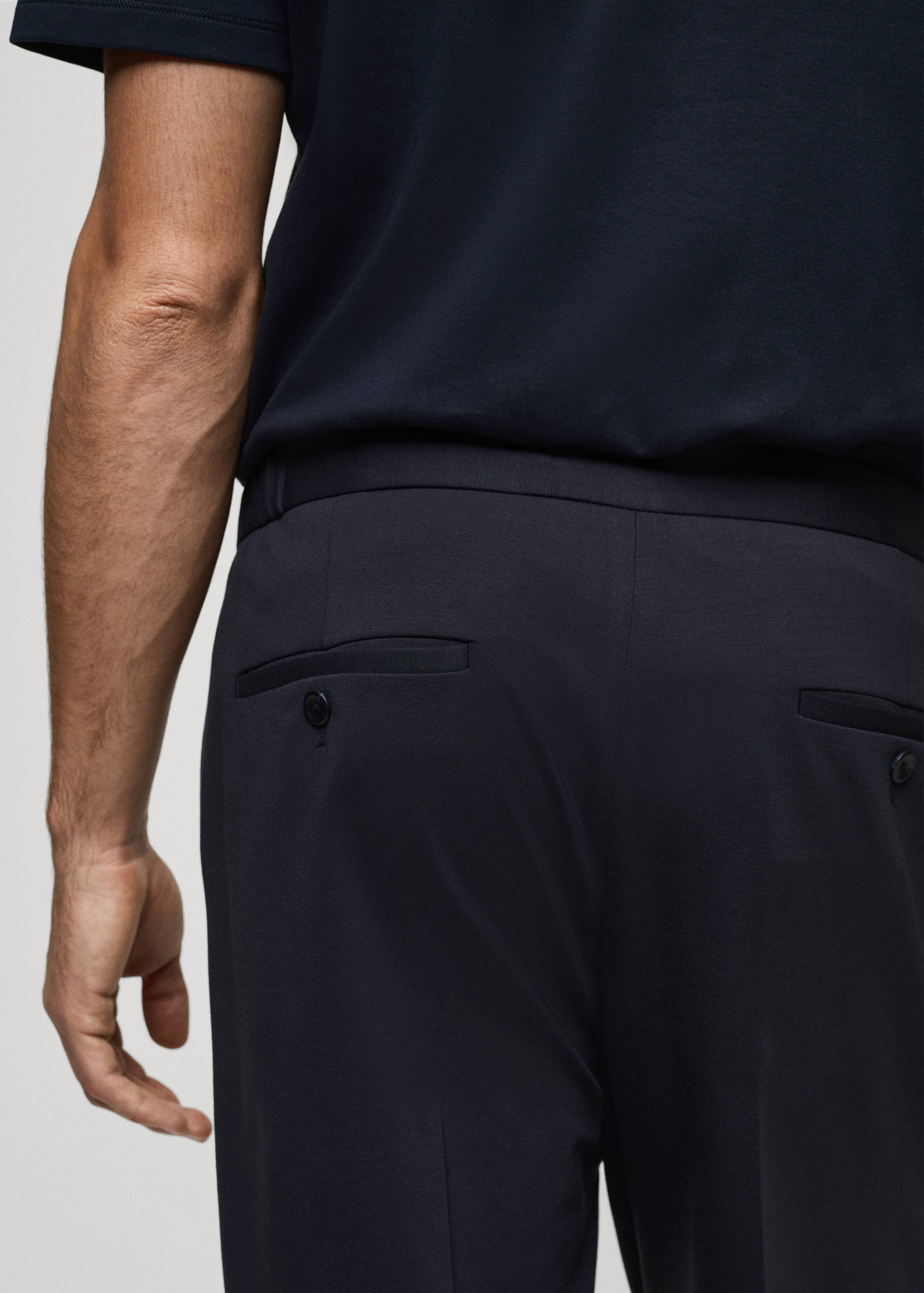 Zurich slim-fit suit trousers - Details of the article 6