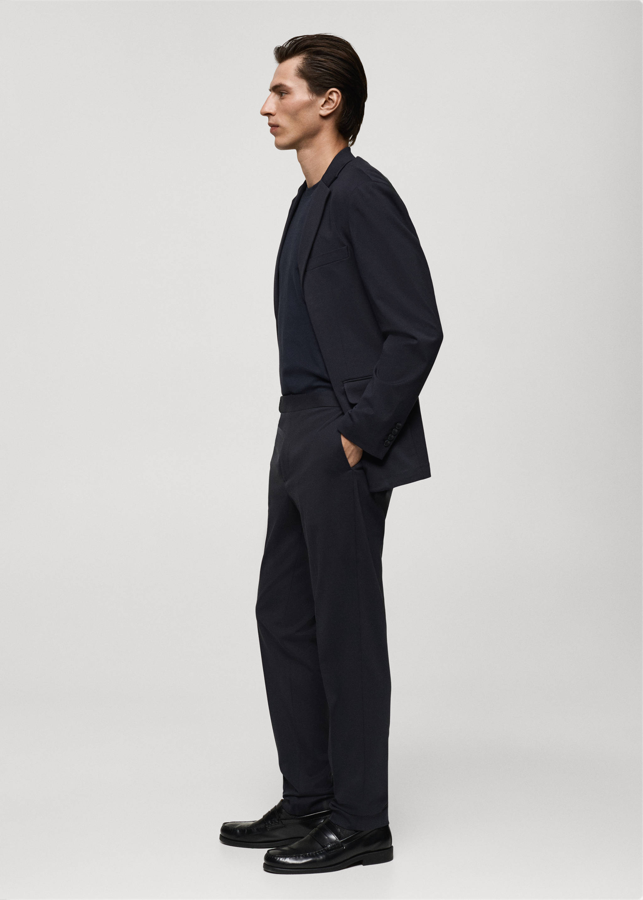 Zurich slim-fit suit trousers - Details of the article 2
