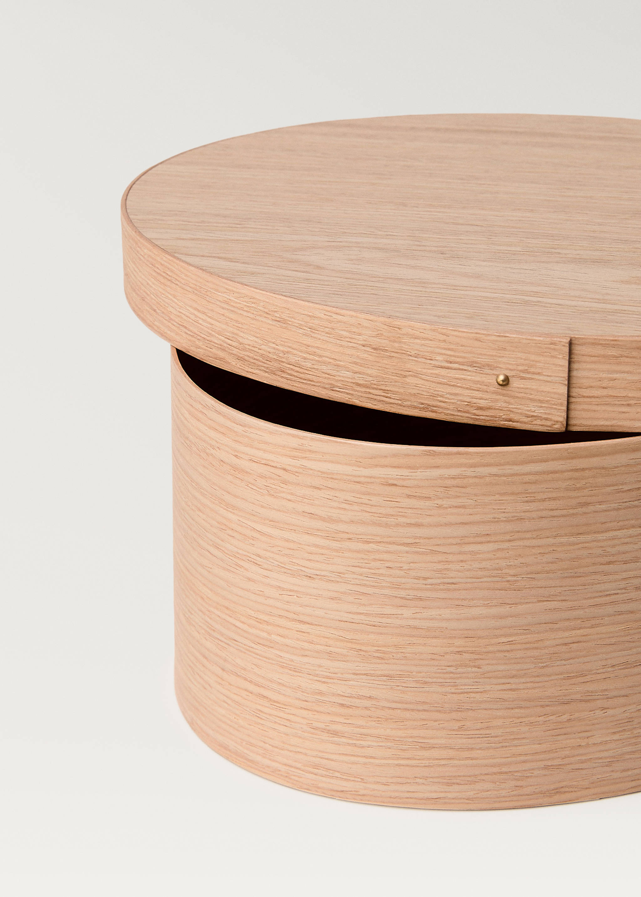 Boîte en bois ovale de taille moyenne - Détail de l'article 3