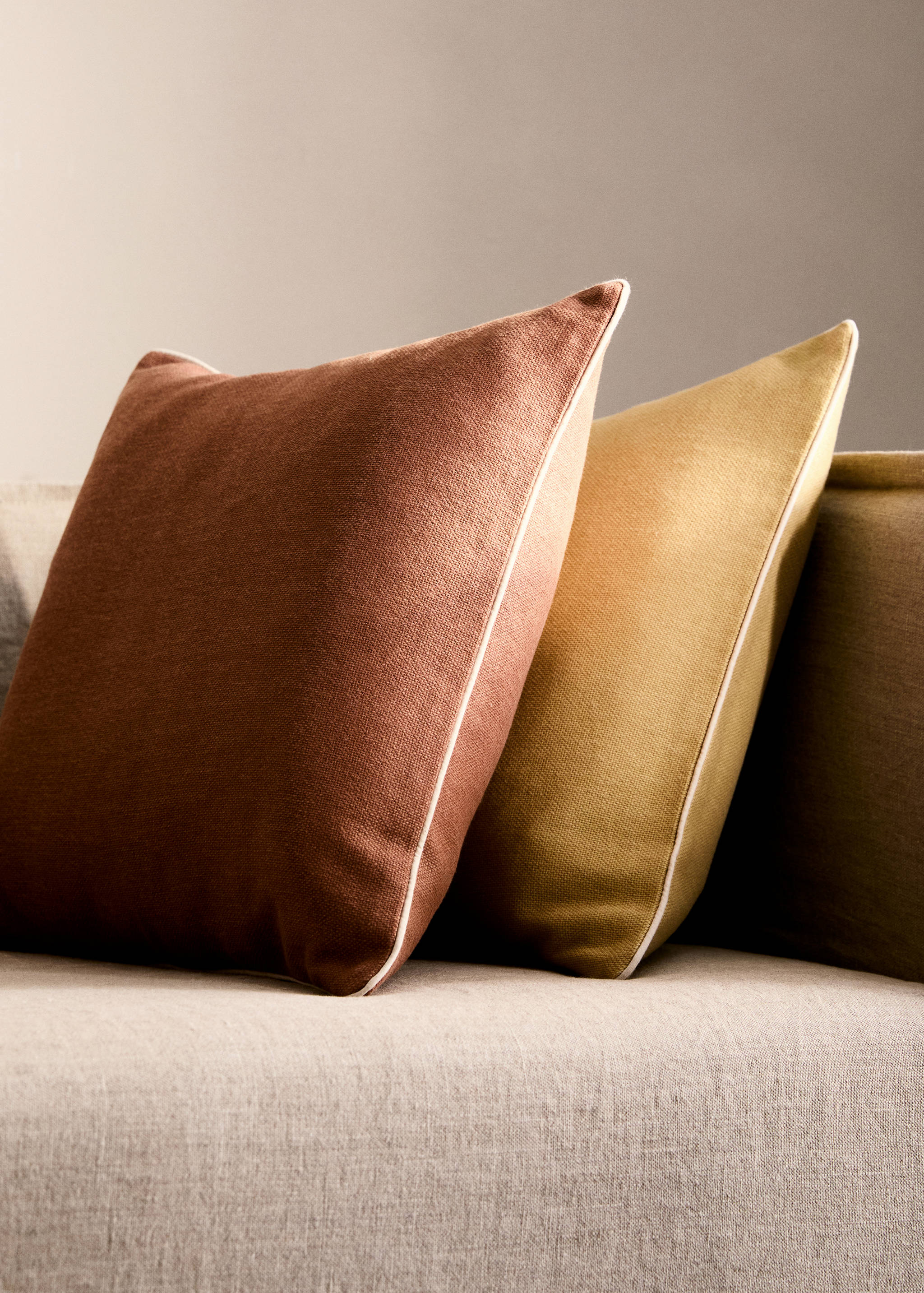 Piping cushion cover 45x45cm - General plane