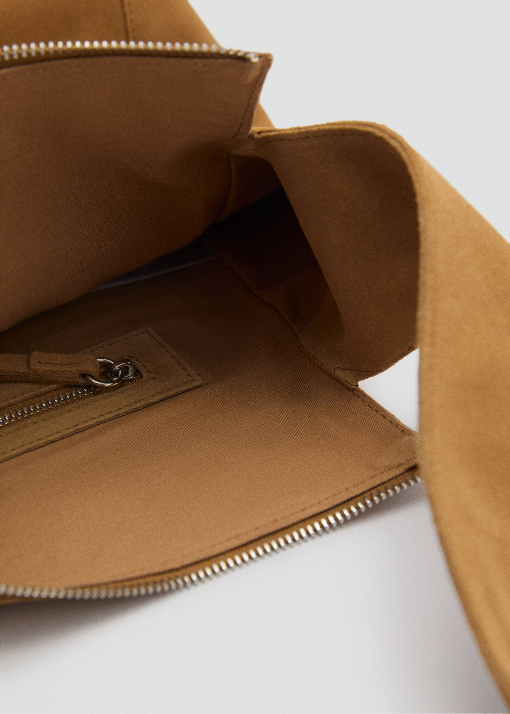 Suede shopper bag - Details of the article 3