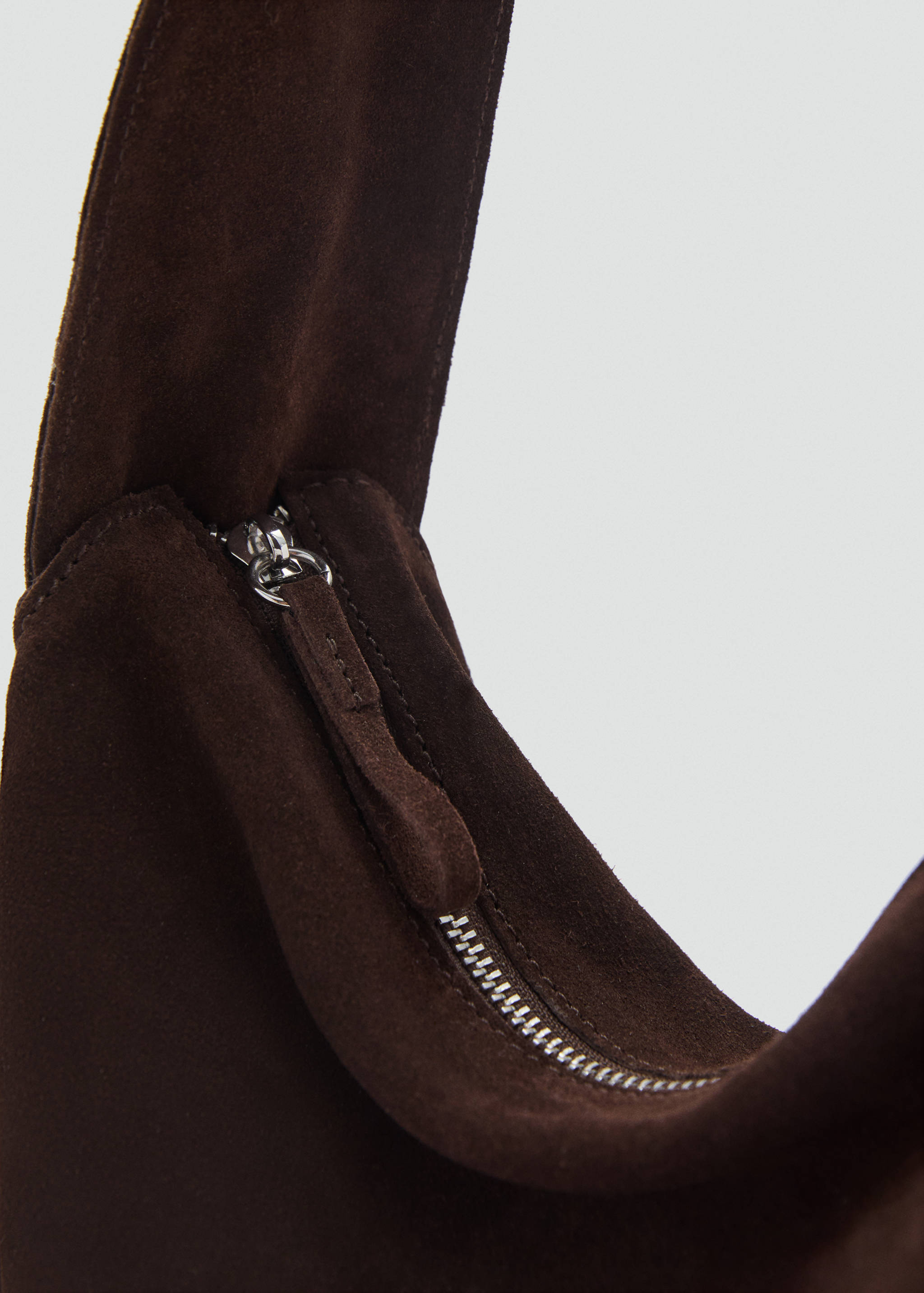 Suede shopper bag - Details of the article 1