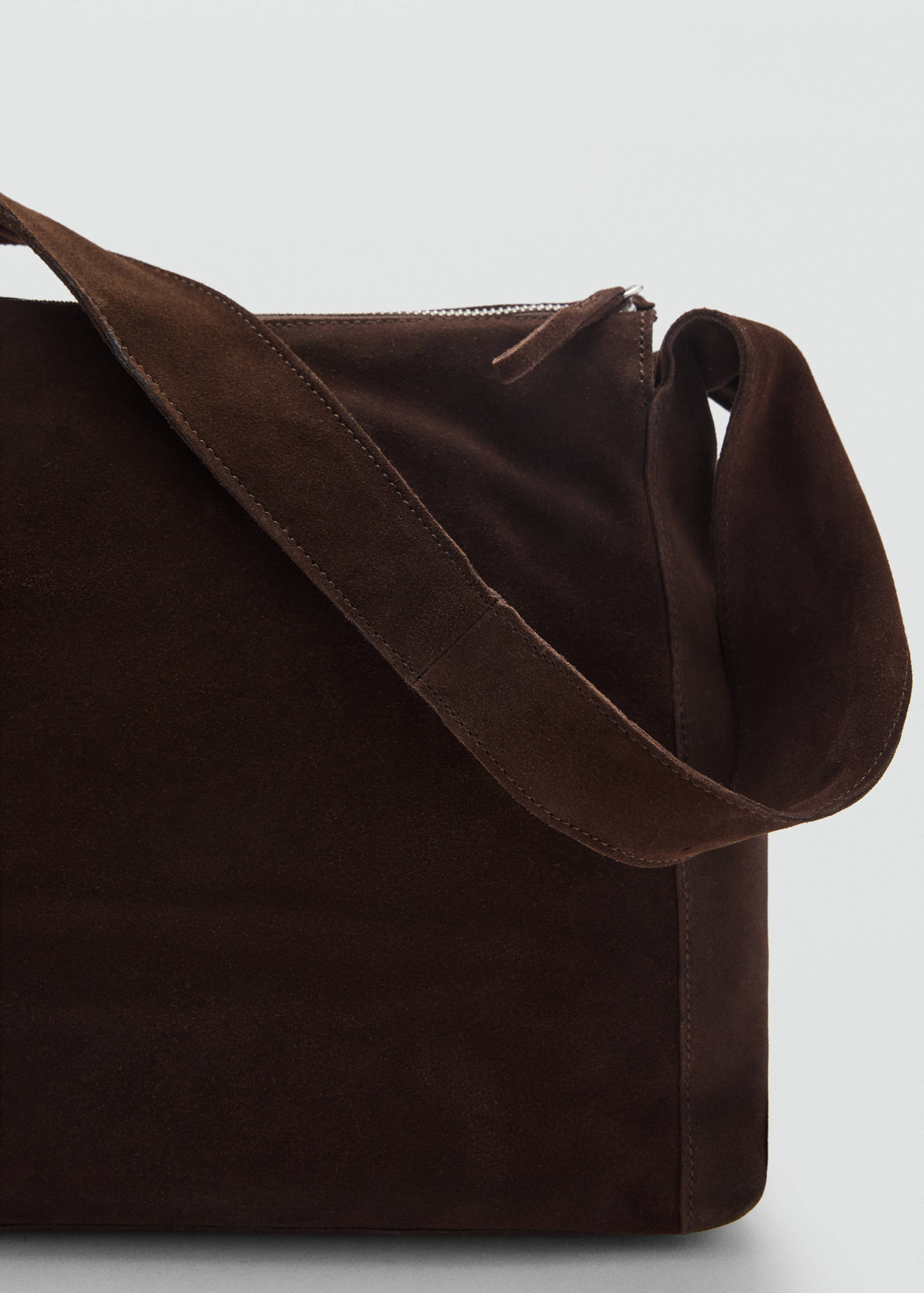 Suede shopper bag - Details of the article 3