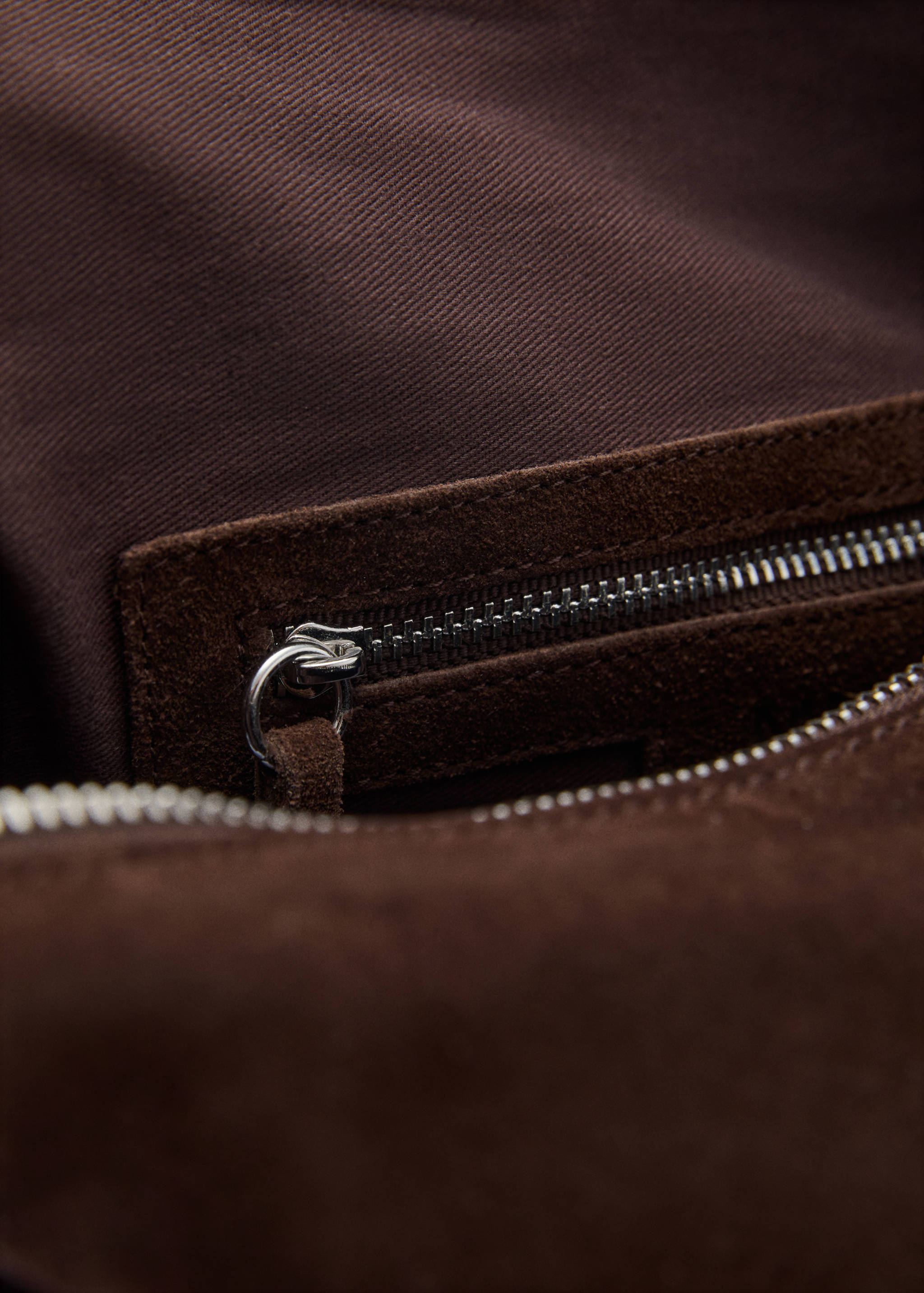 Suede shopper bag - Details of the article 4