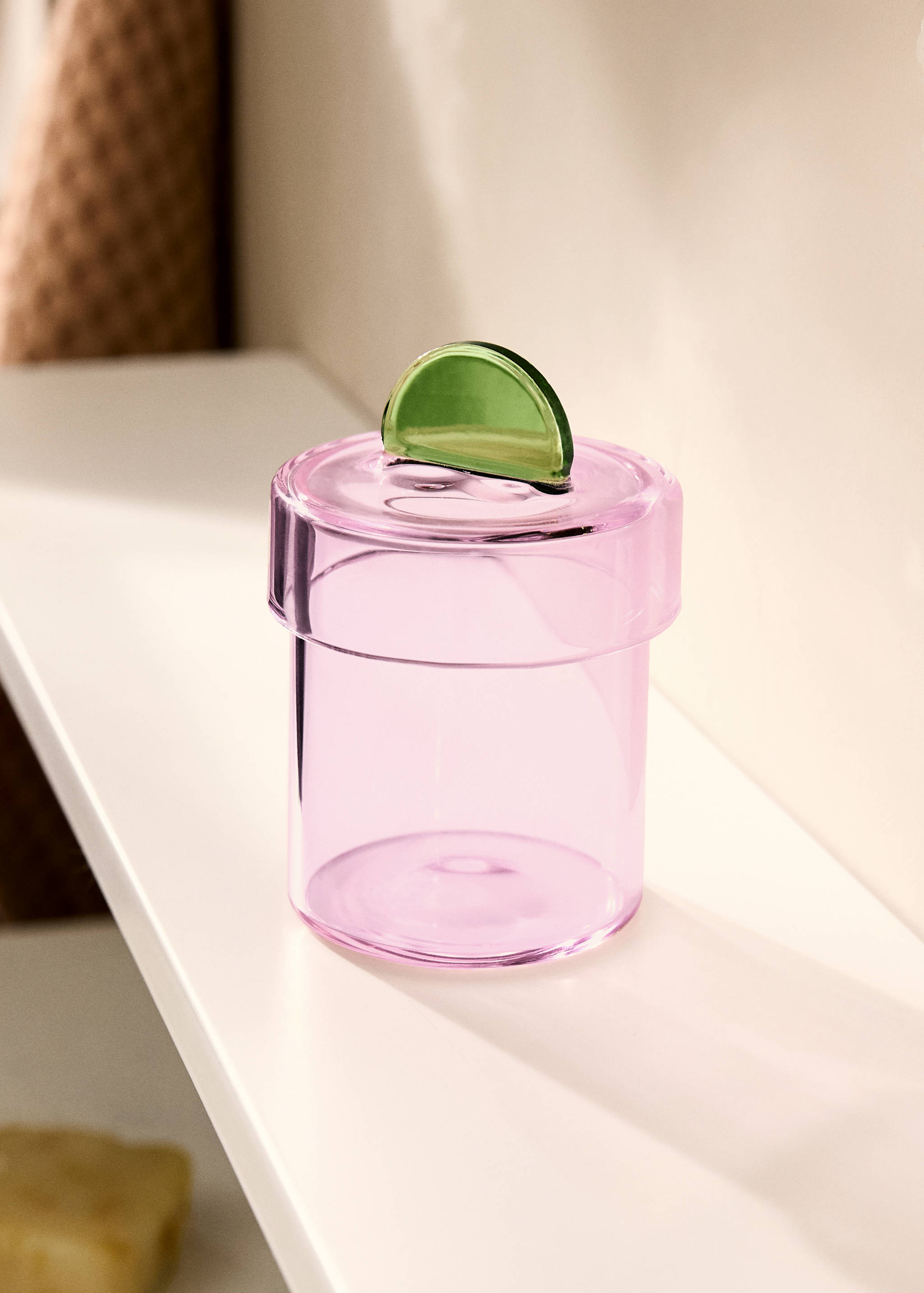 Bocal  en borosilicate coloré - Plan général