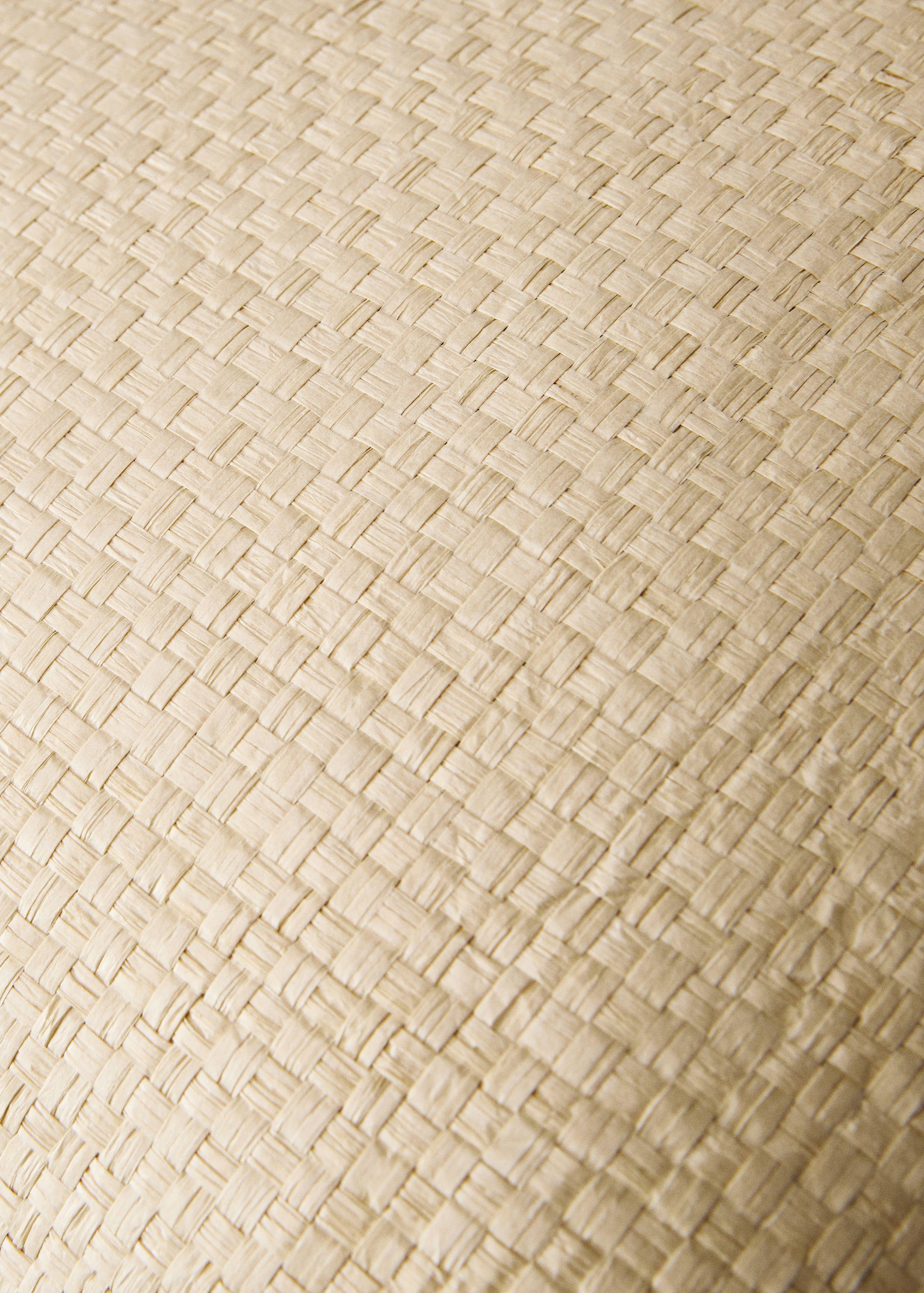 Funda cojín papel trenzado piping 45x45 cm - Detalle del artículo 3