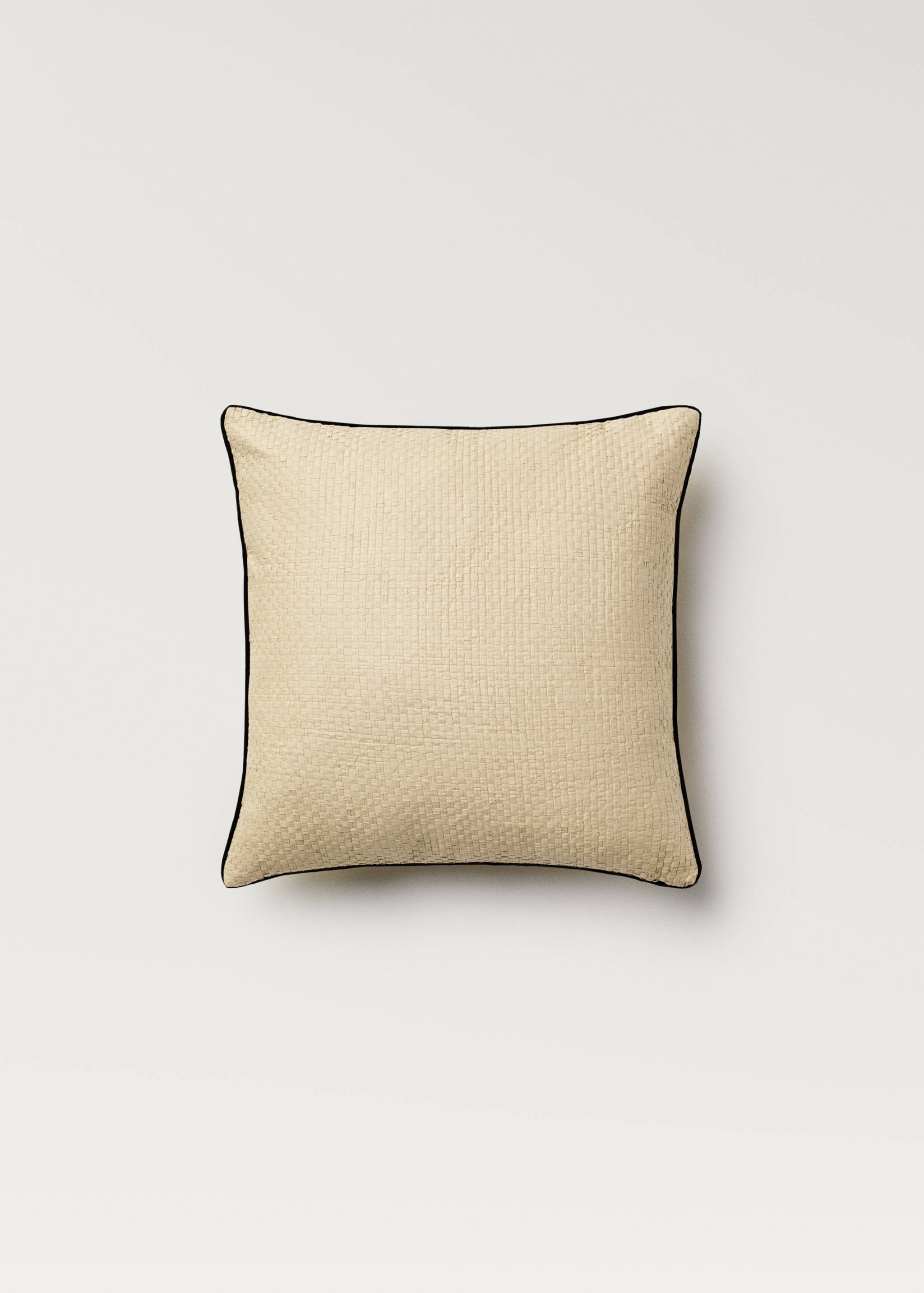 Funda cojín papel trenzado piping 45x45 cm - Artículo sin modelo