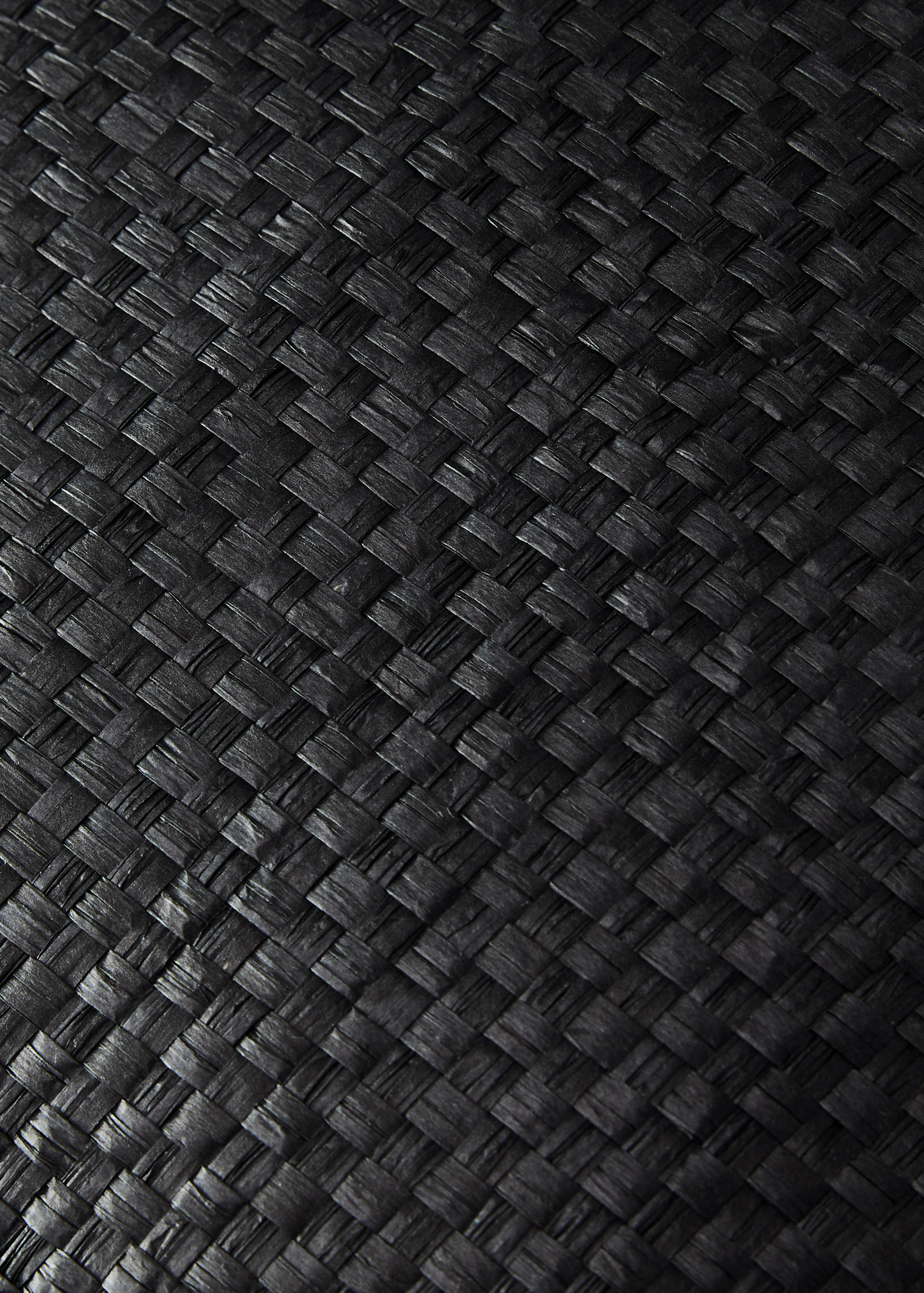 Funda cojín papel trenzado piping 45x45 cm - Detalle del artículo 2