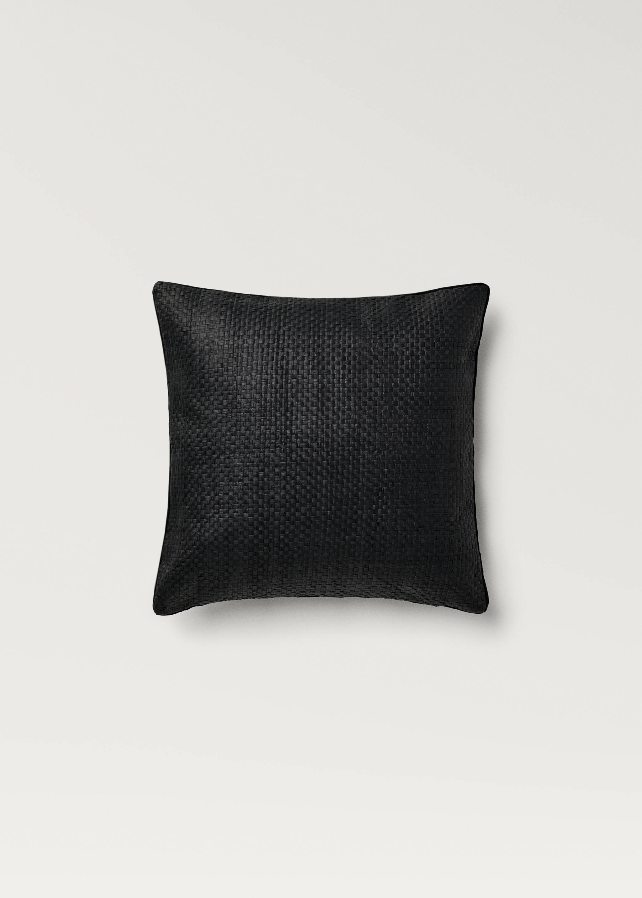 Funda cojín papel trenzado piping 45x45 cm - Artículo sin modelo