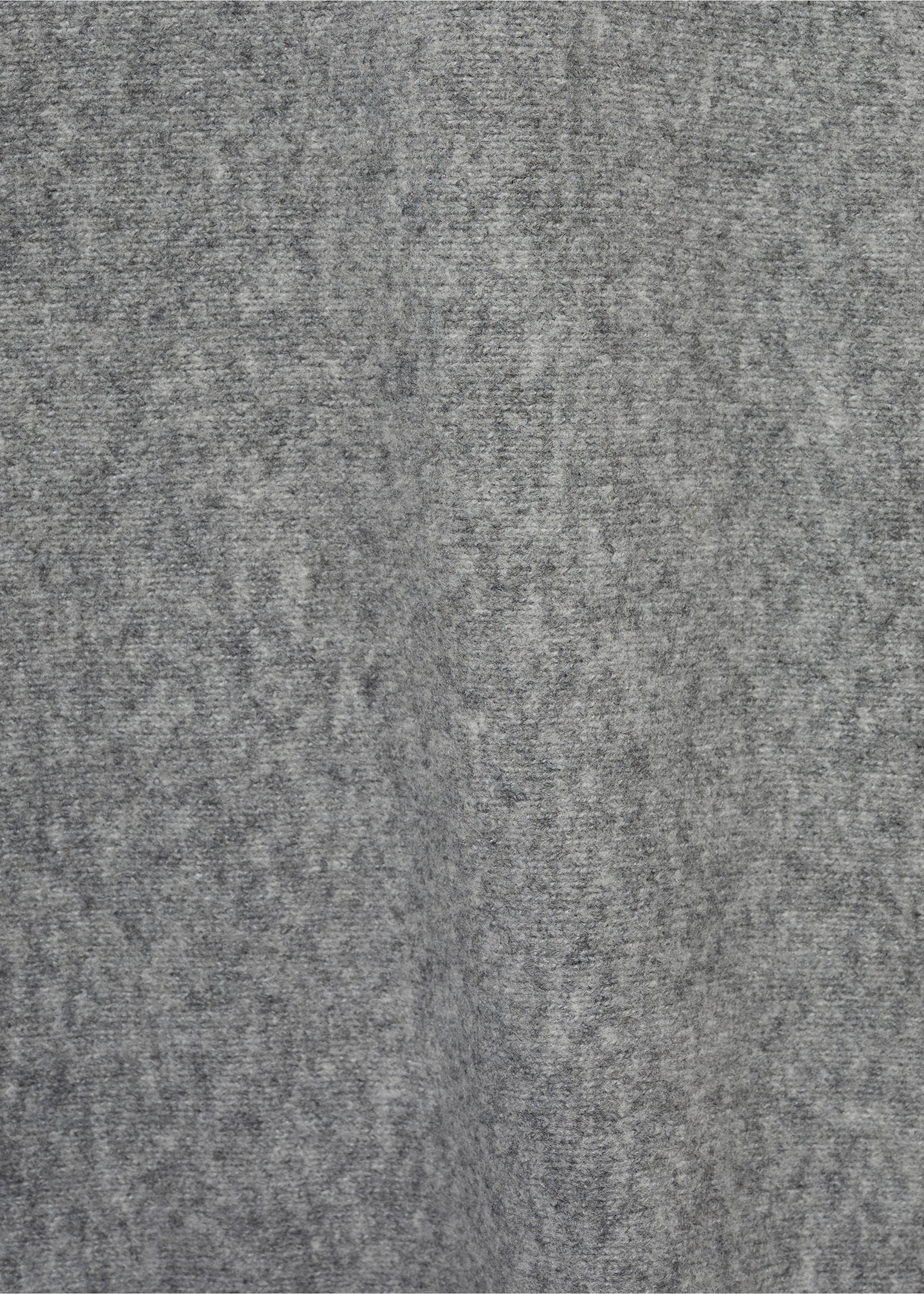 Long knitted skirt - Details of the article 0, Grey. Ref: 87072925-00.