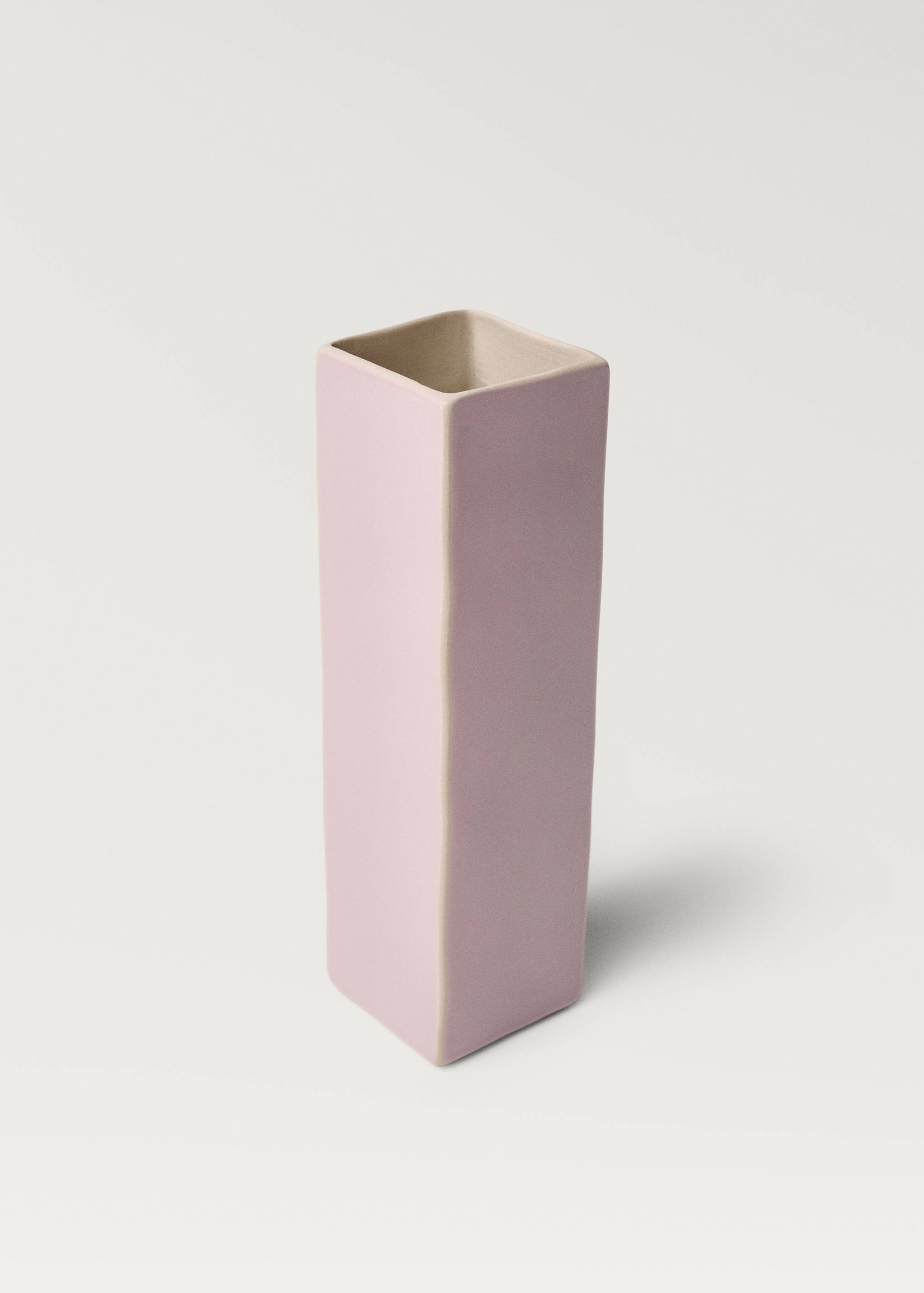 Rectangular stoneware vase with design - Details of the article 2