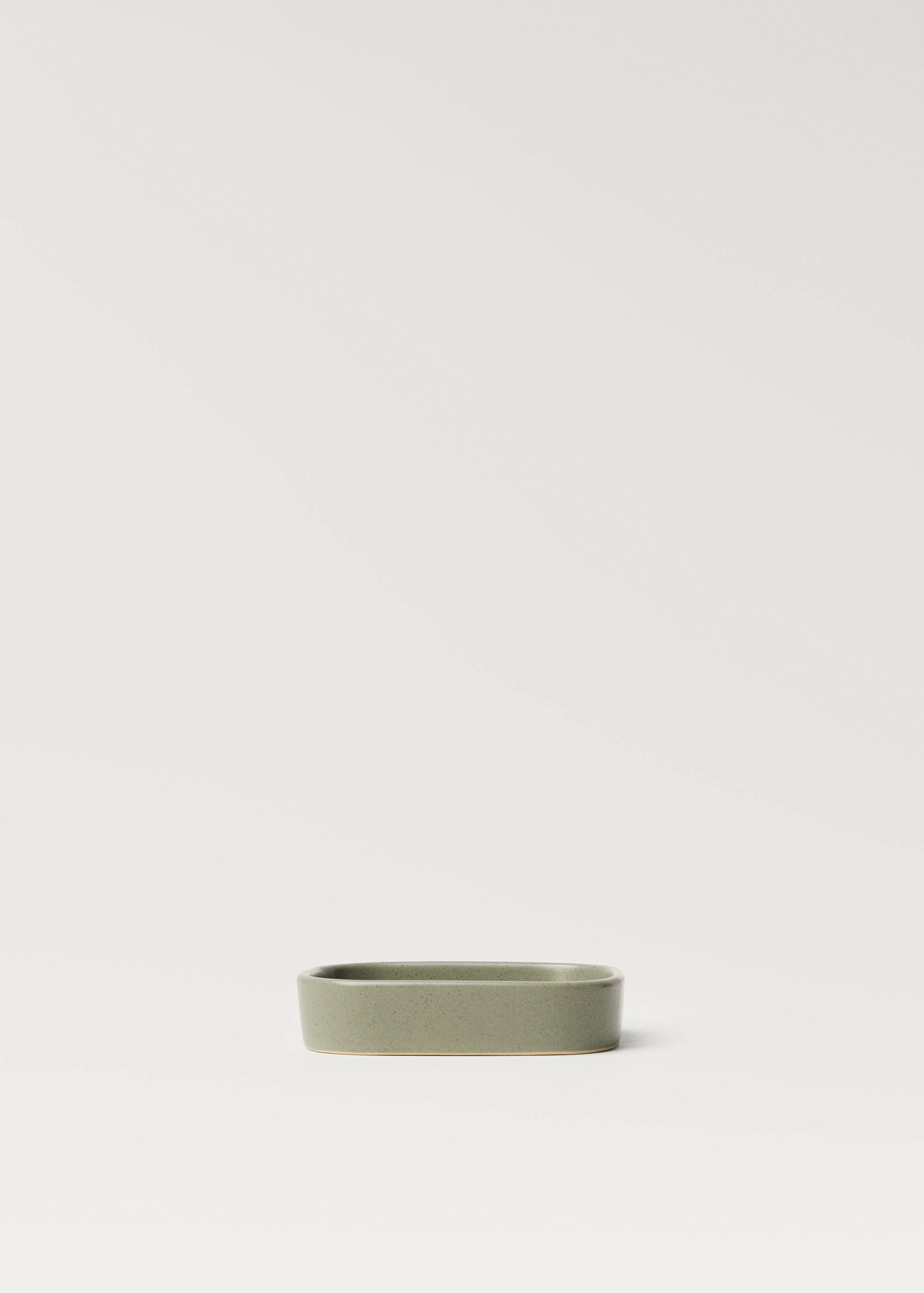 Seifenschale aus Steinzeug mit Streifen - Artikel ohne Model