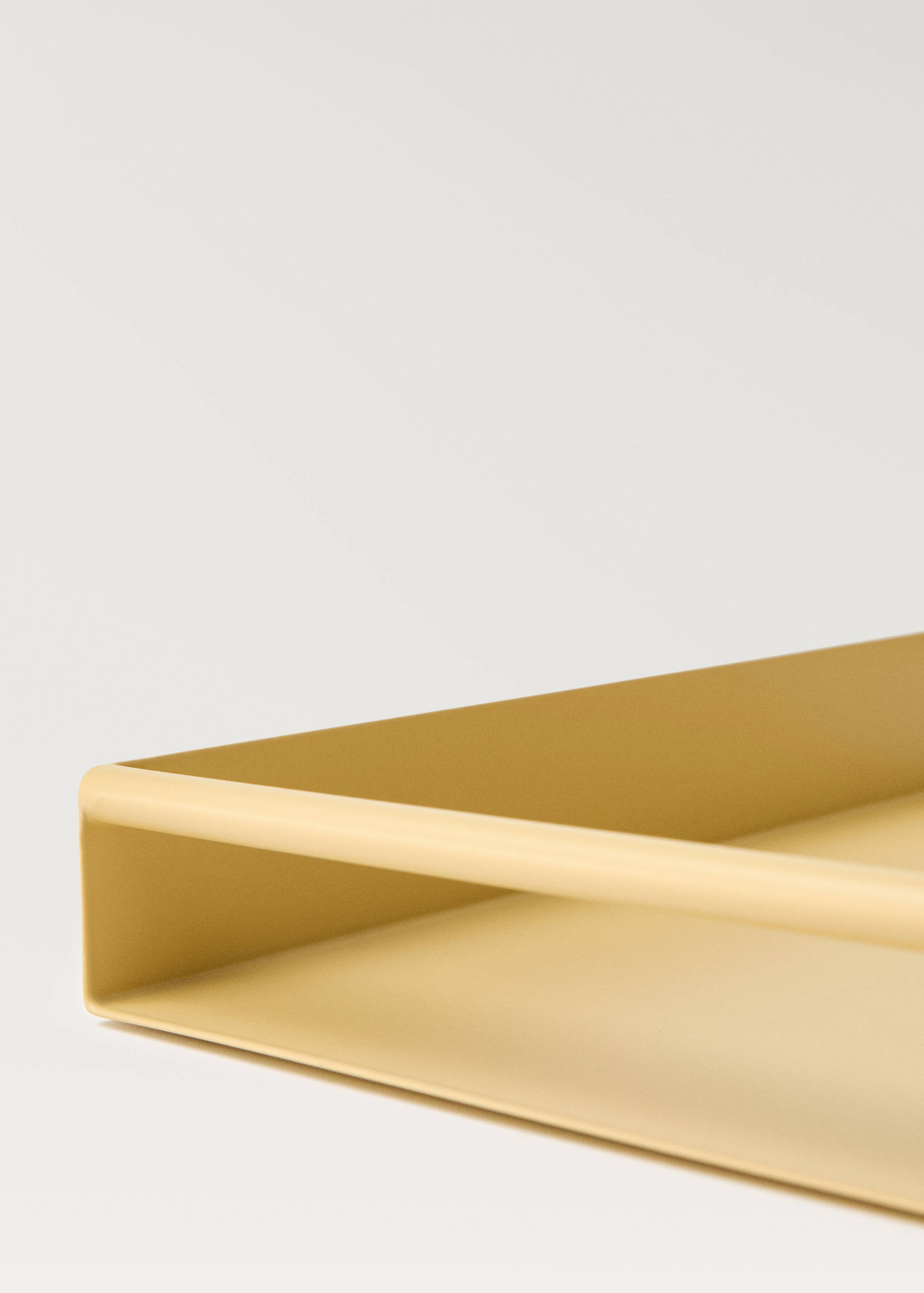 Metal tray with square handles - Details of the article 1