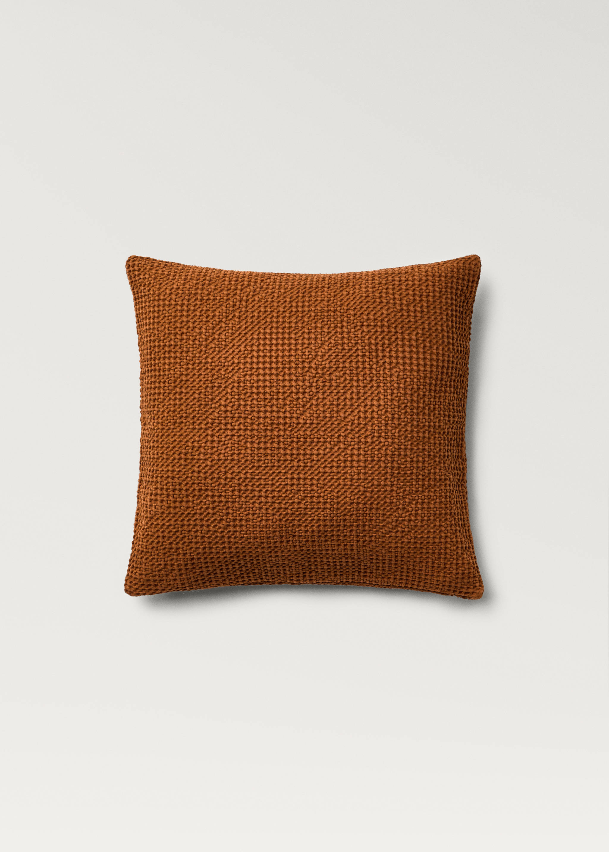 Garment-dyed waffle cotton cushion cover 50 x 50 cm - Article without model