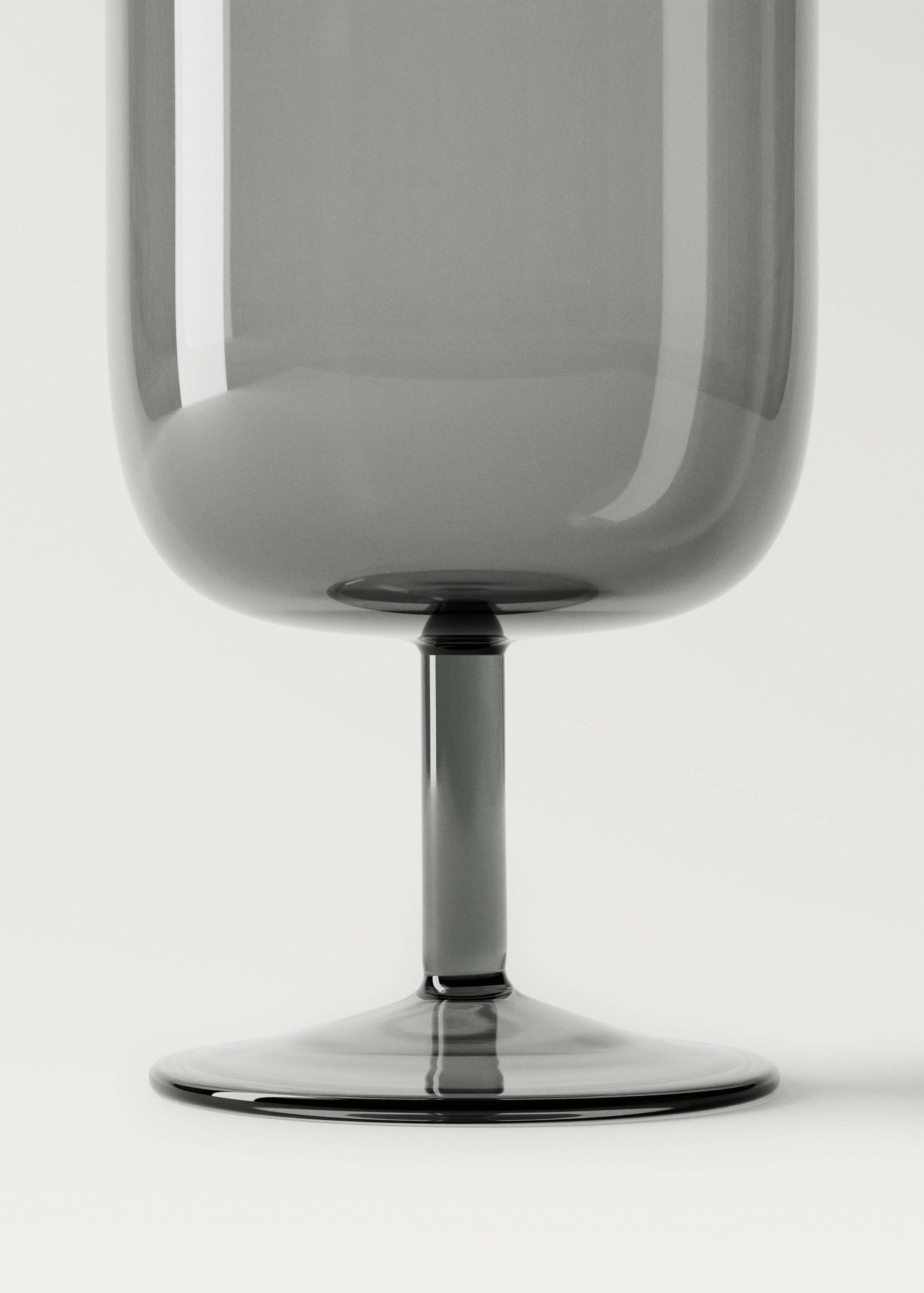 Pahar cu picior colorat din sticlă borosilicată - Detaliu al articolului 2