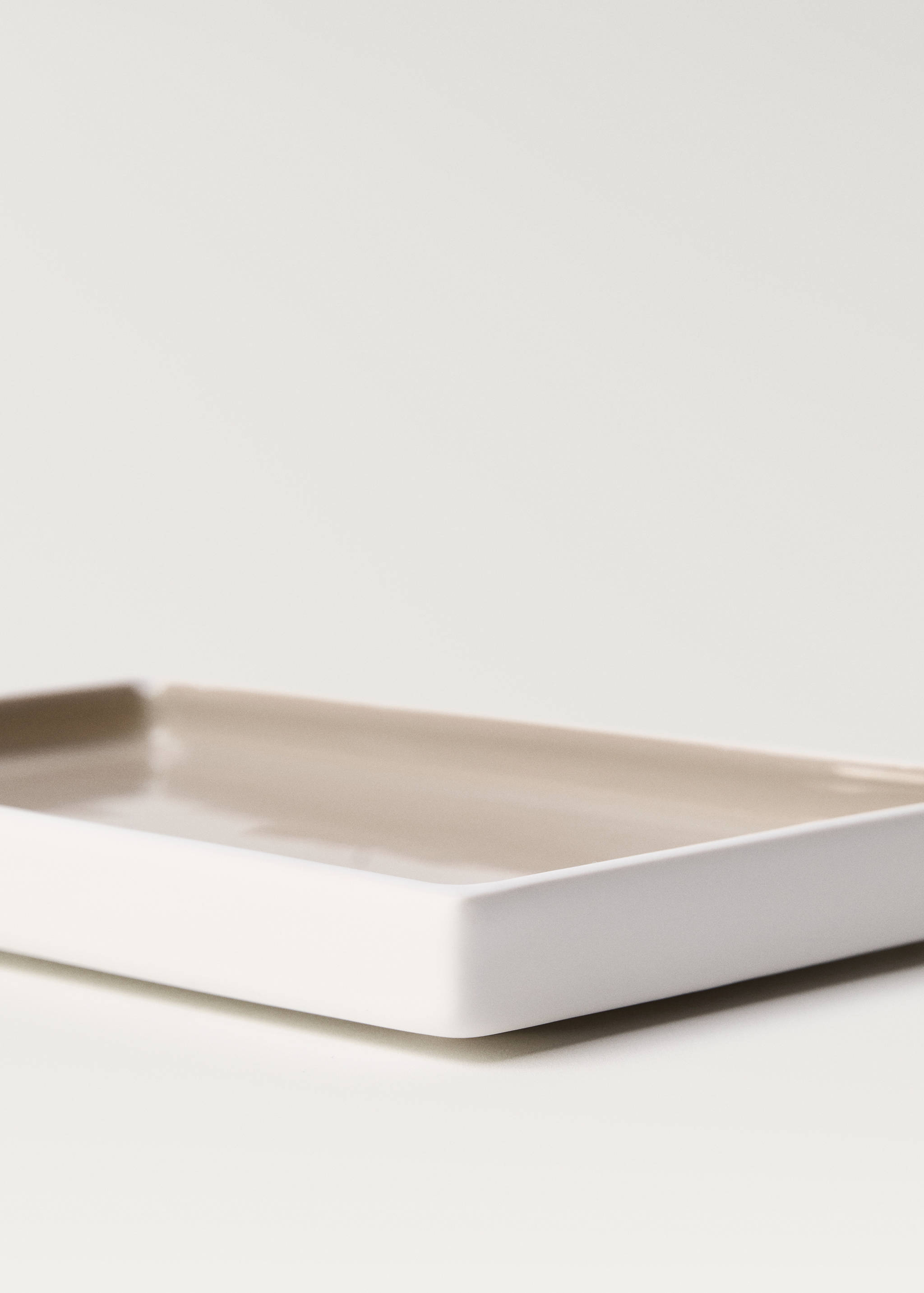 Plateau salle de bain en faïence bicolore - Détail de l'article 2