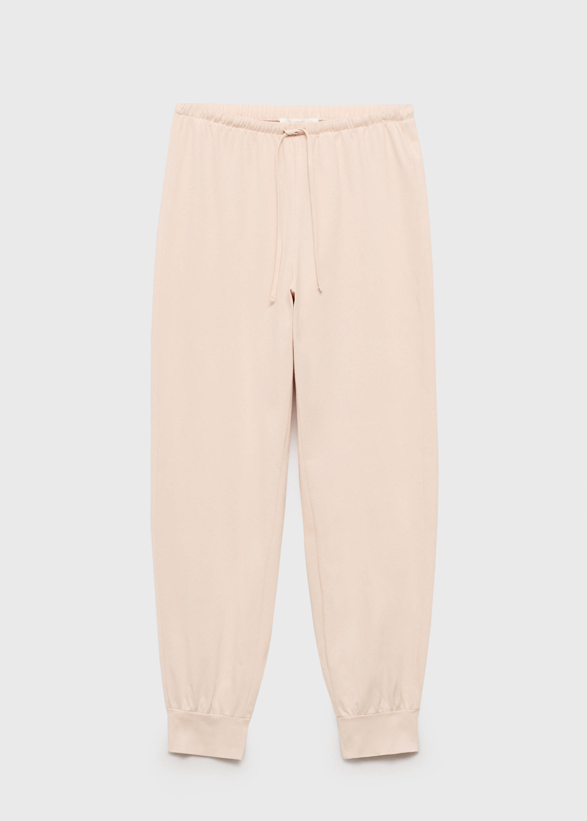 Cotton trousers with soft finish - Article without model