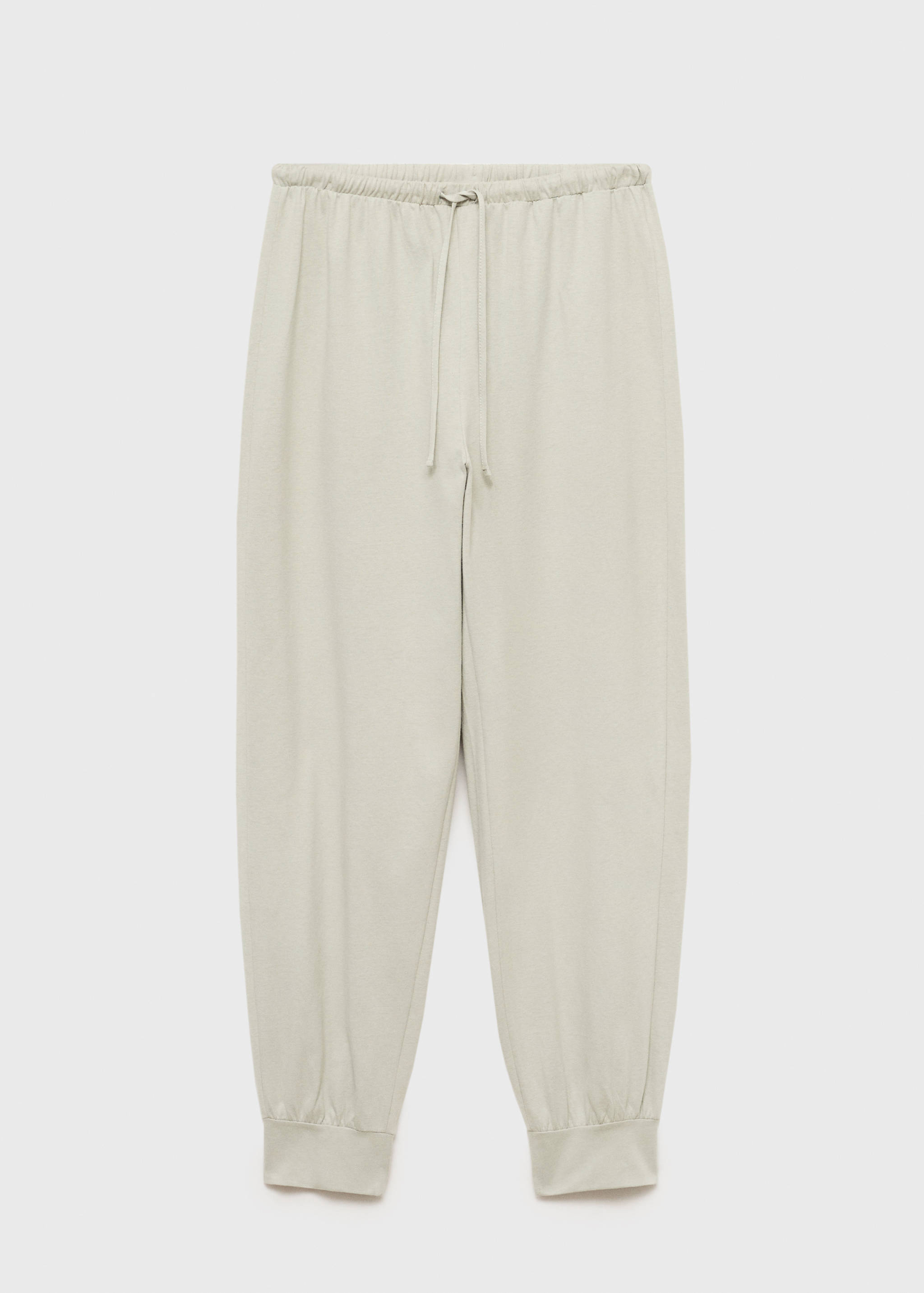 Cotton trousers with soft finish - Article without model