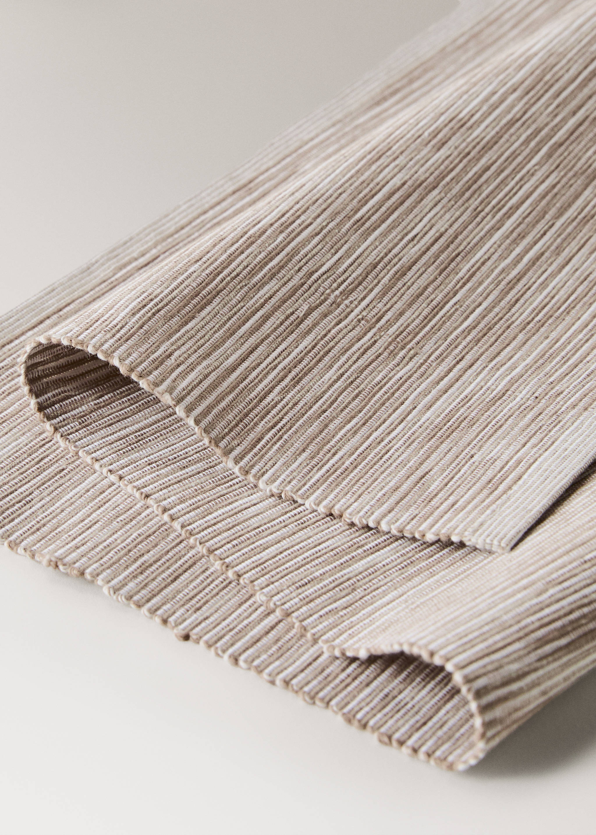 Cotton yarn-dyed melange placemat - Details of the article 1