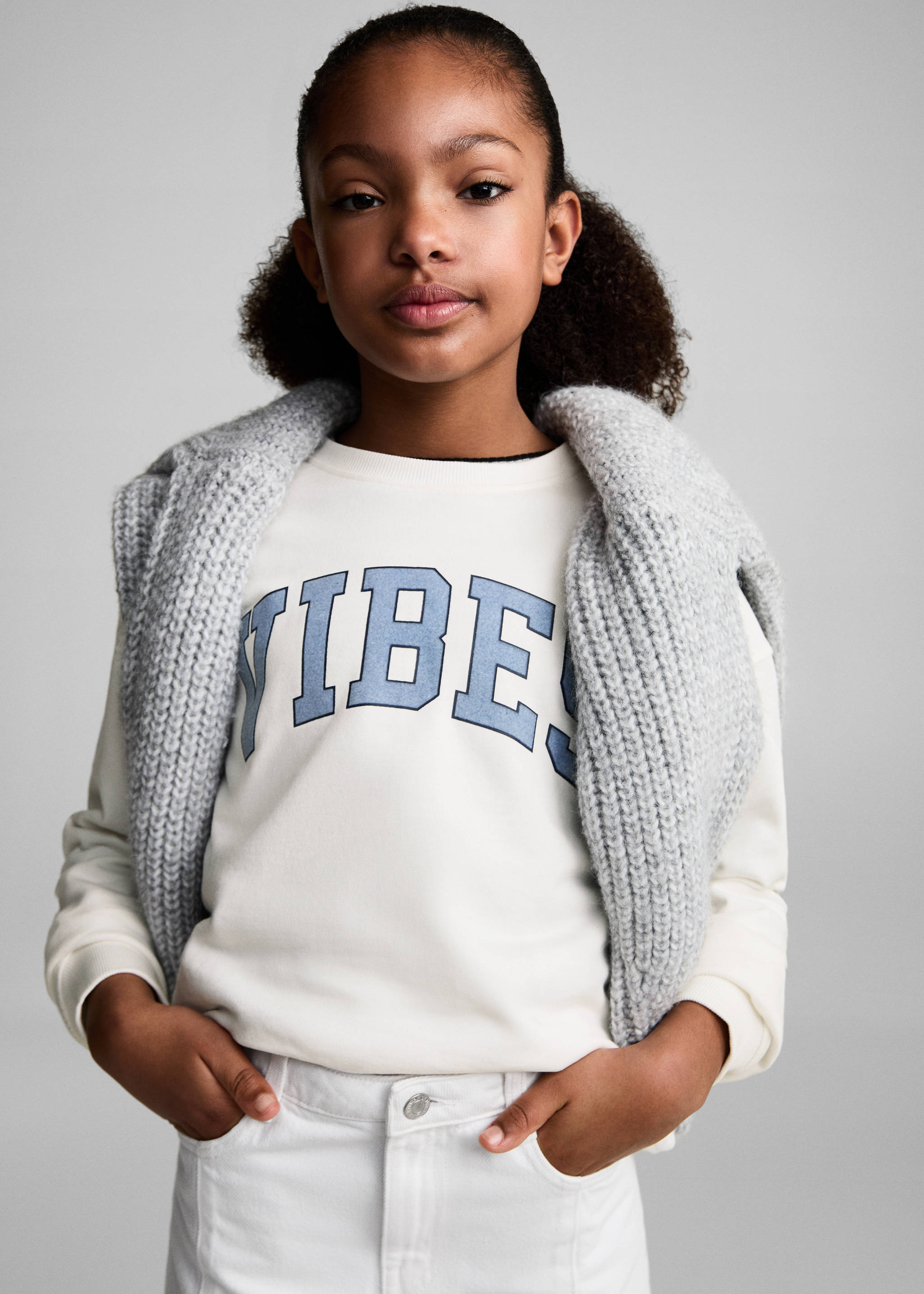 Denim mini-skirt - Medium plane