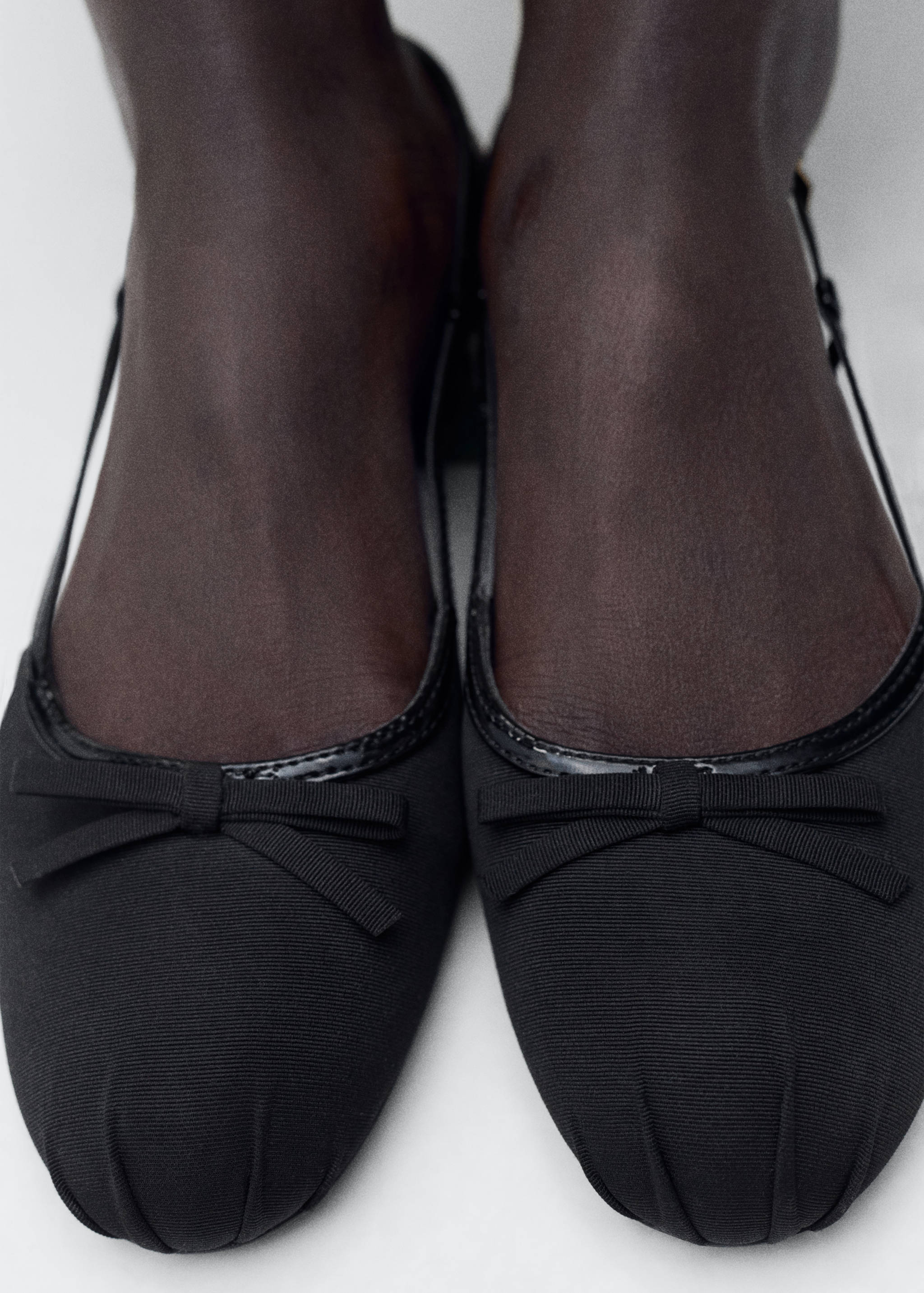Ballet flats with decorative bow tie - Details of the article 9