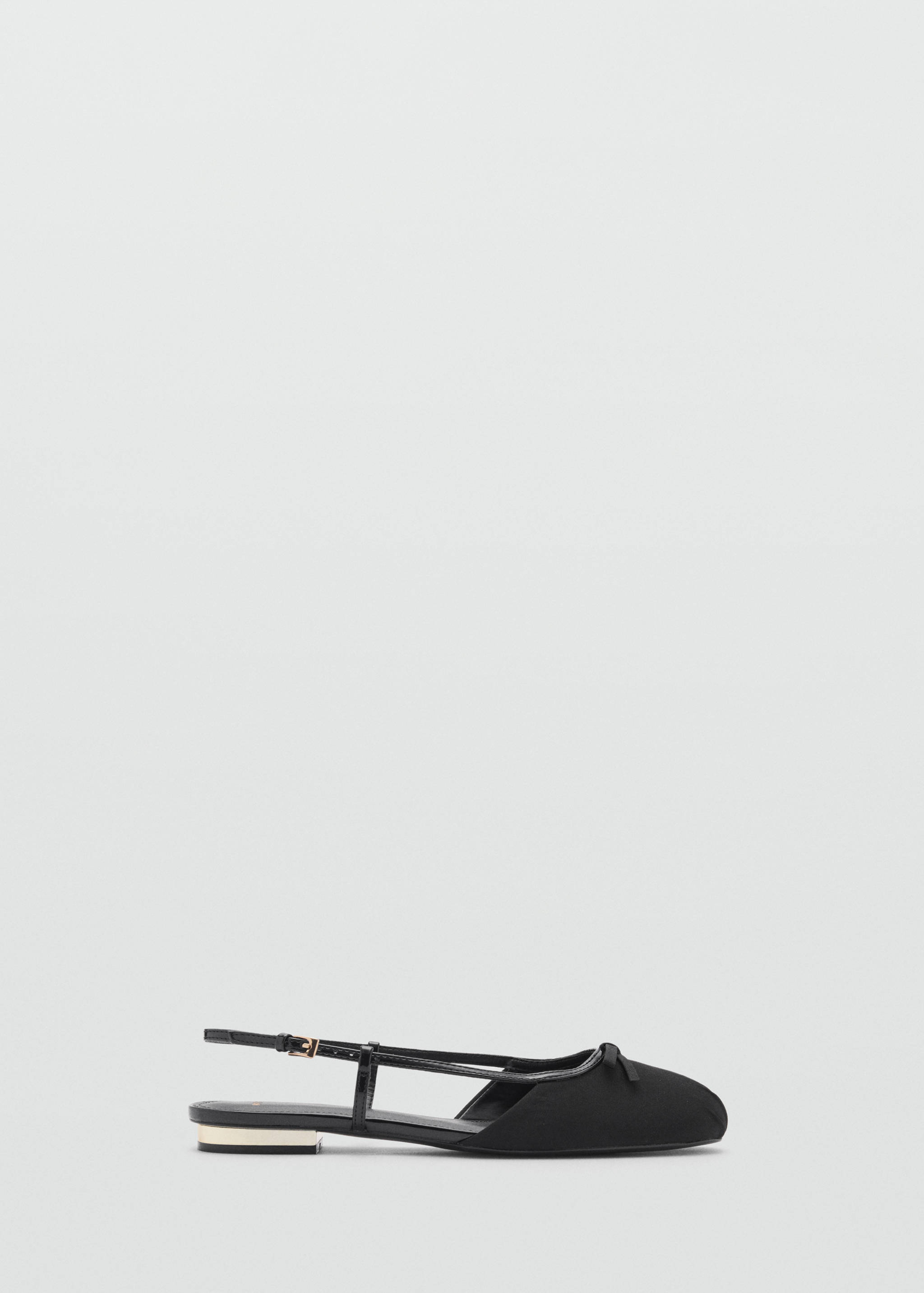 Ballet flats with decorative bow tie - Article without model