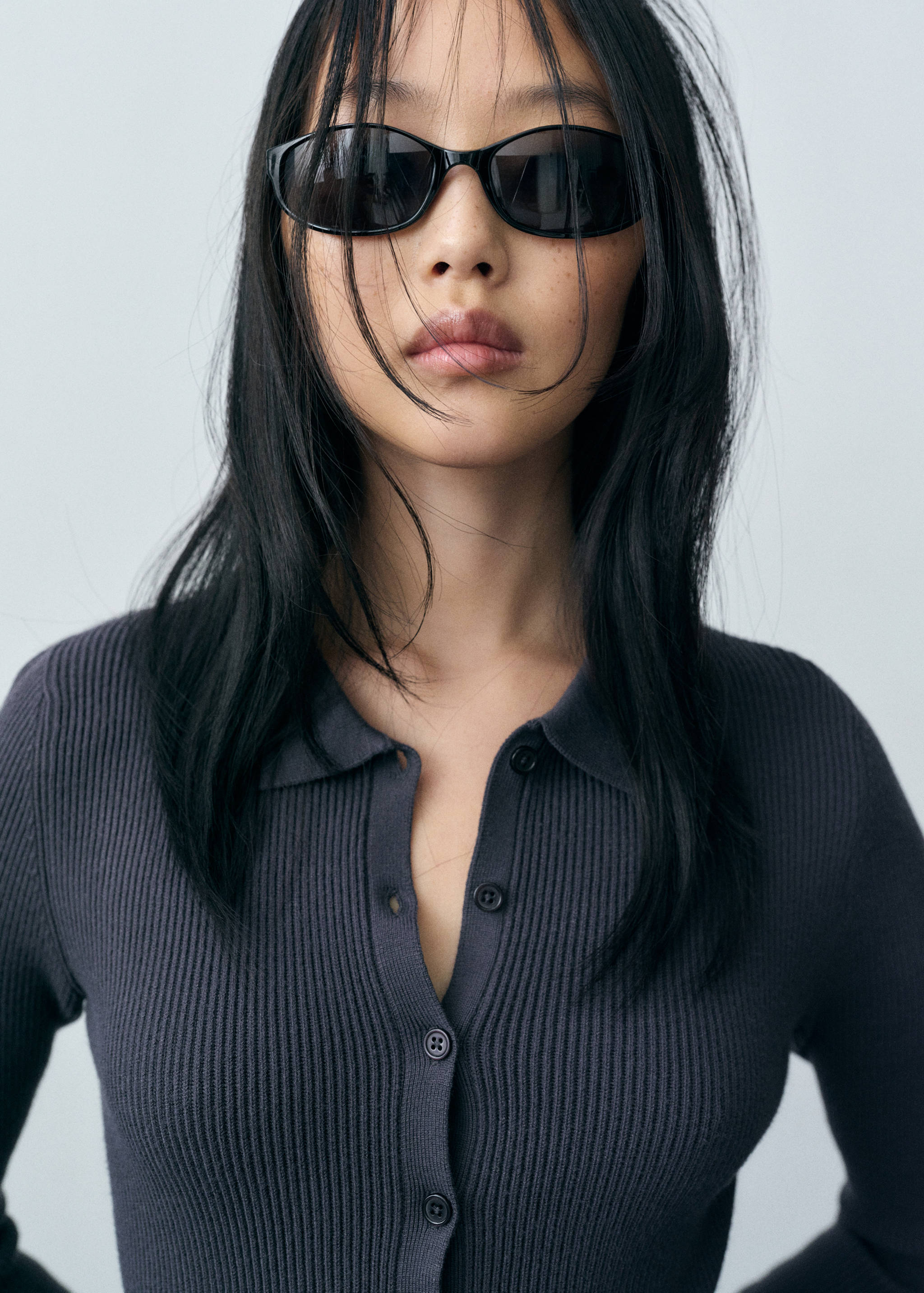 Polo-neck jumpsuit - Details of the article 6