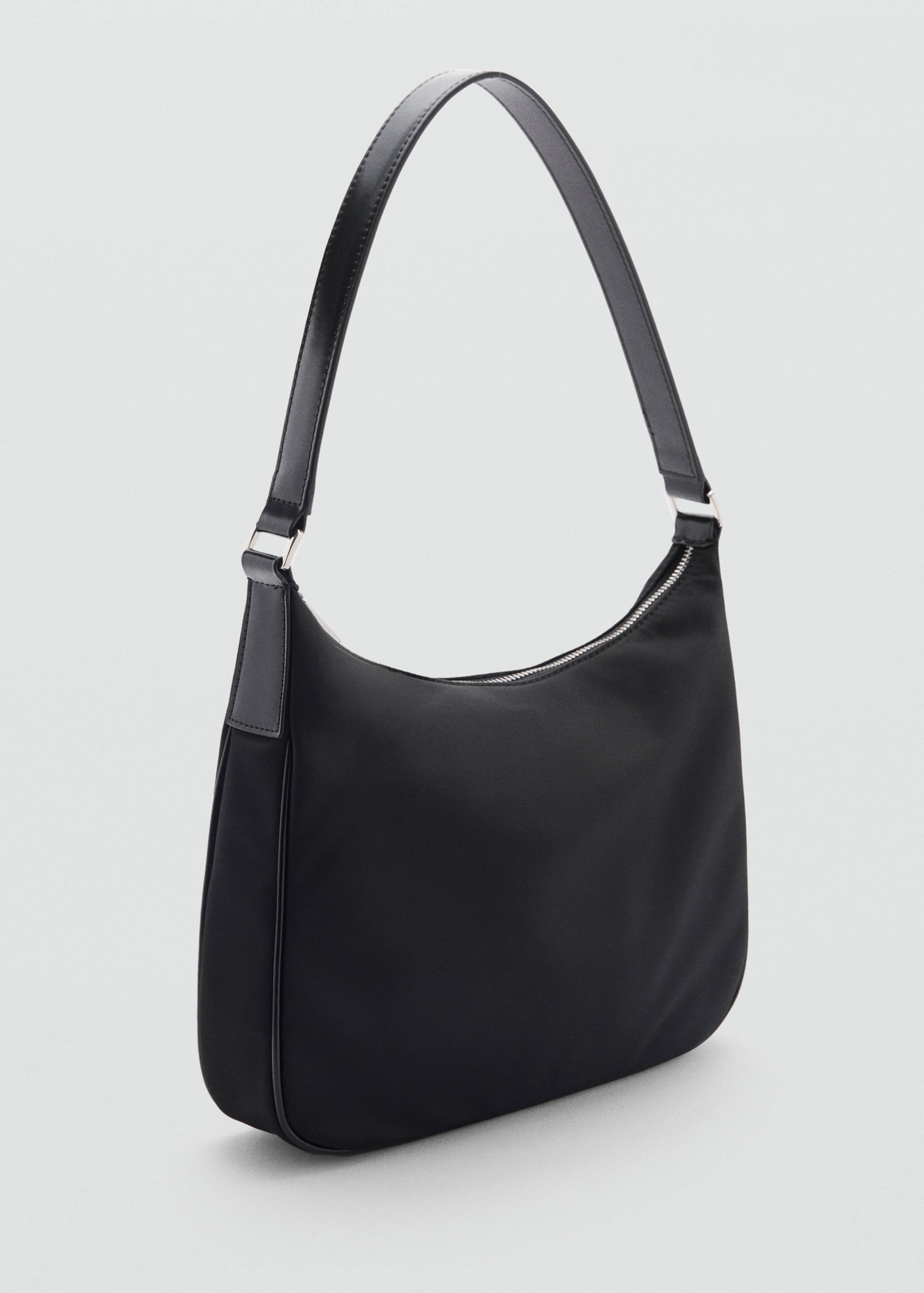 Medium nylon shoulder bag - Medium plane