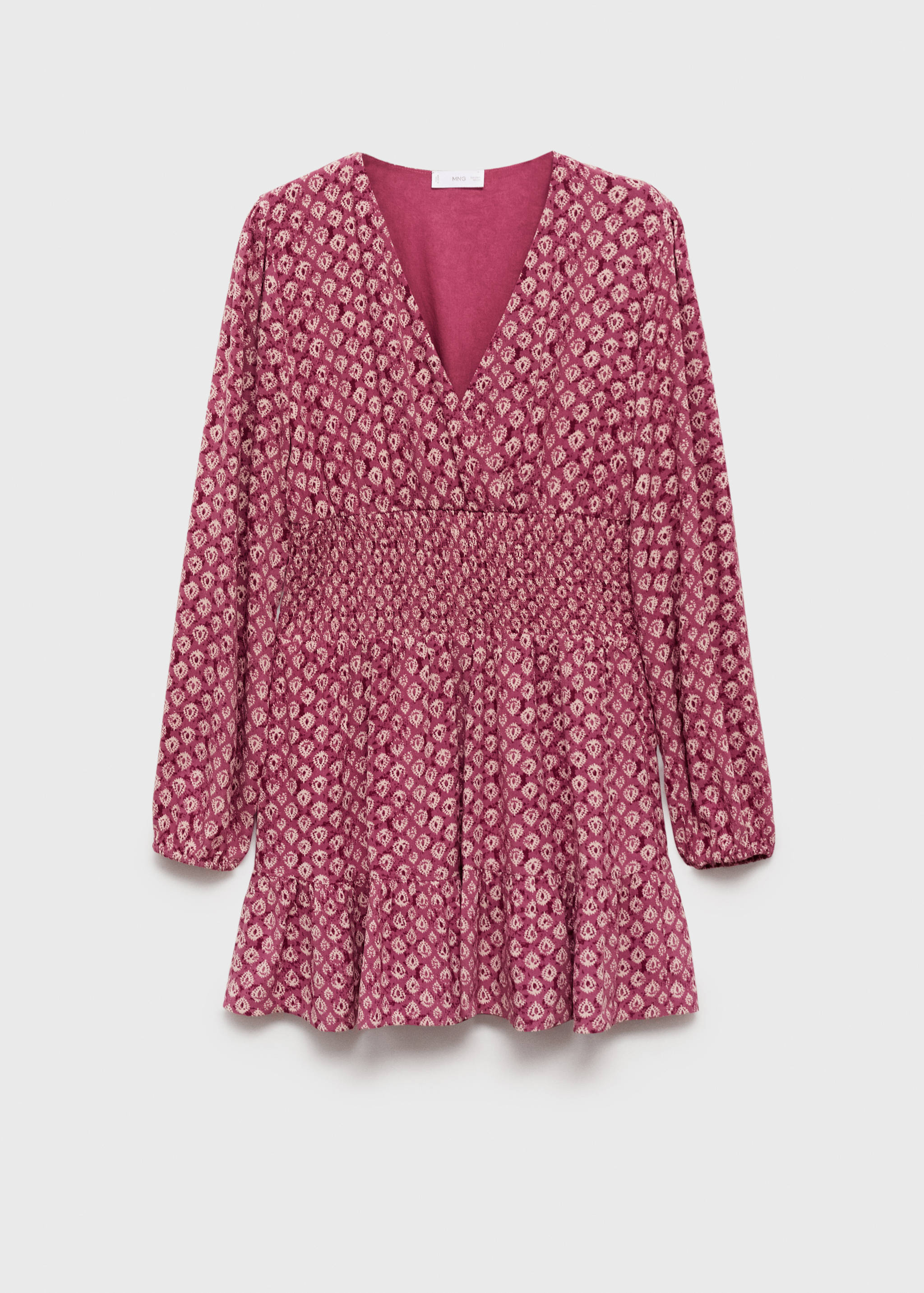 Printed short dress - Article without model