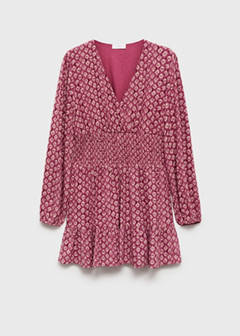 Printed short dress — Maroon 4