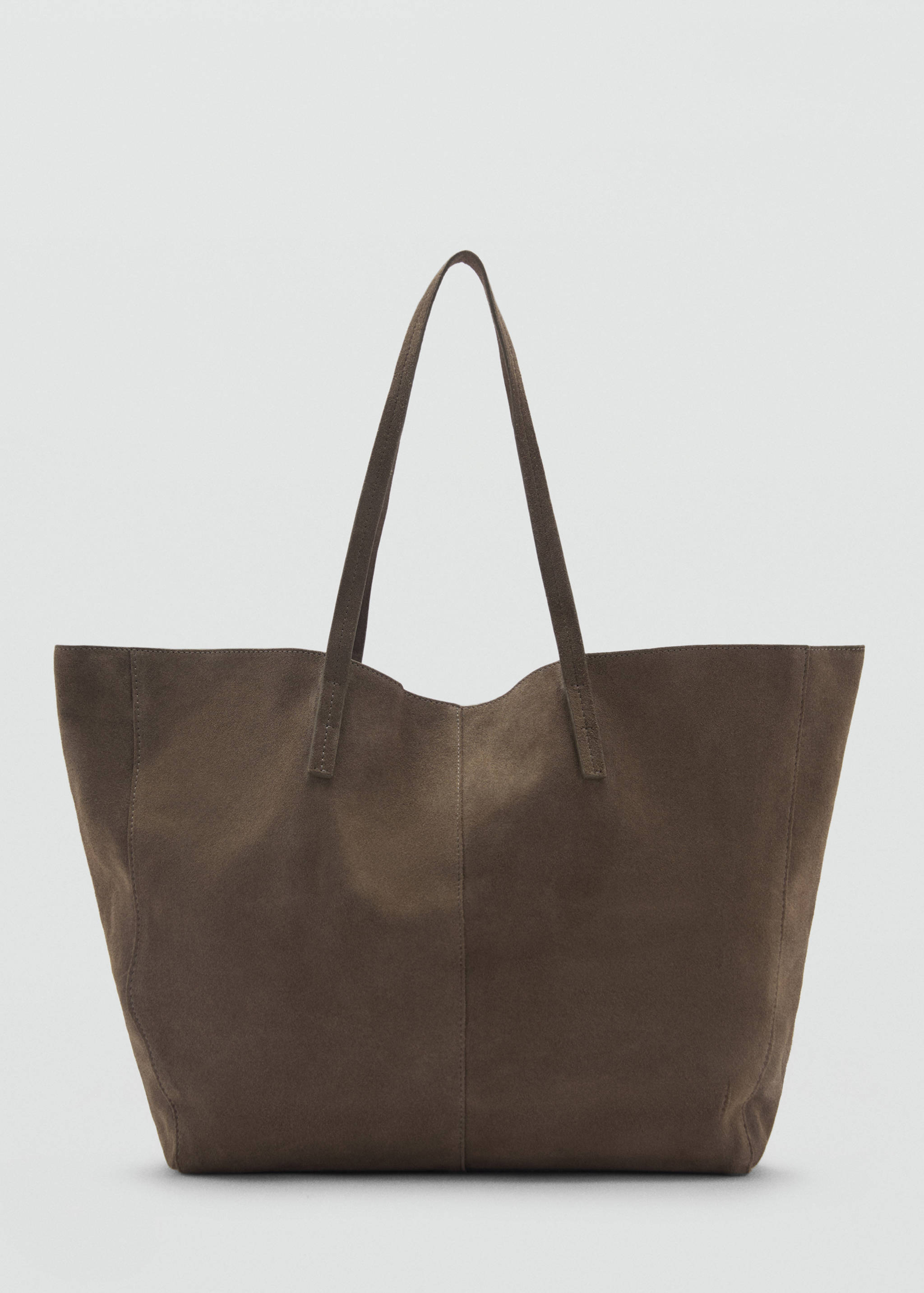 Suede shopper bag - Details of the article 1