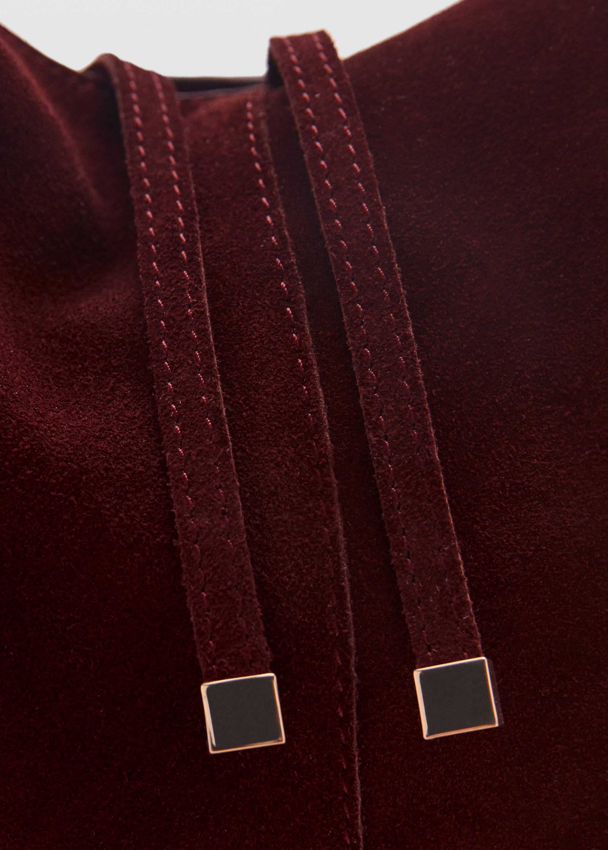 Suede shopper bag - Details of the article 2