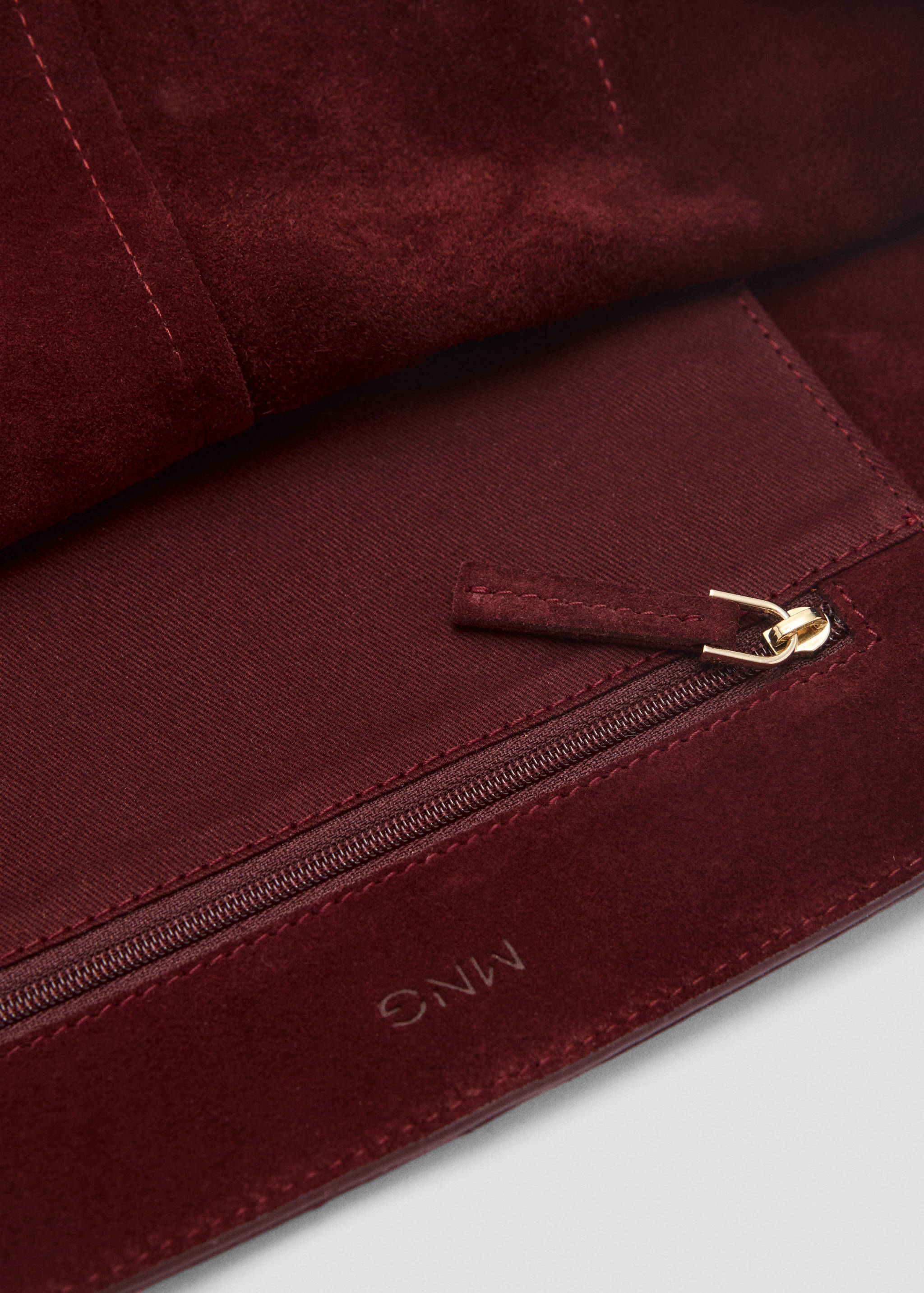 Suede shopper bag - Details of the article 3